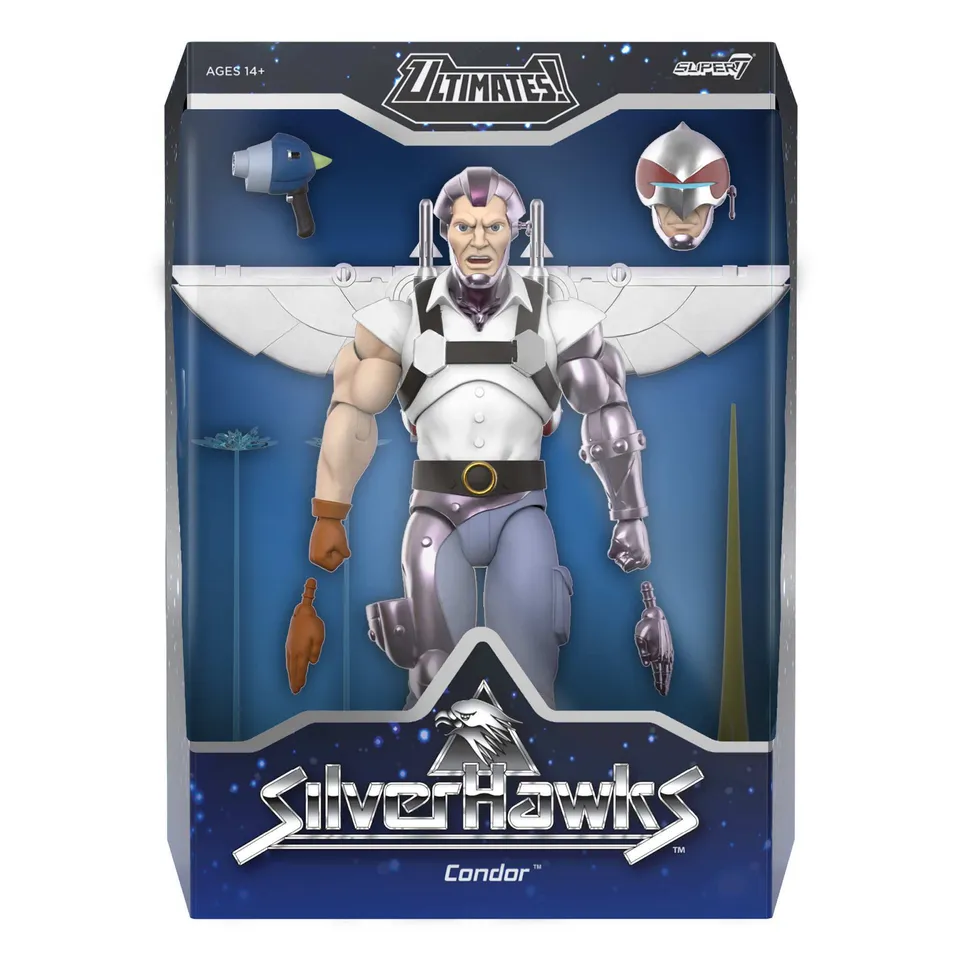 Super7 SilverHawks Wave 07 figurina Condor Toon