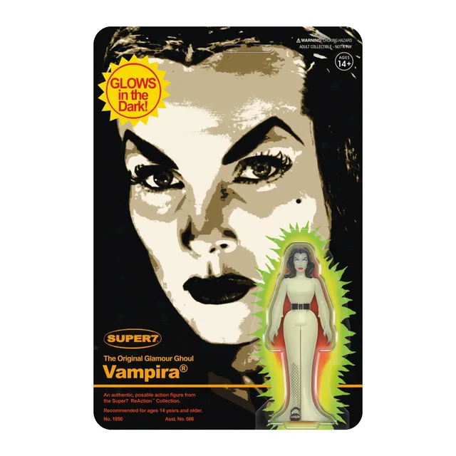 Super7 Vampira ReAction Wave 03 figurina fosforescenta 9,5 cm