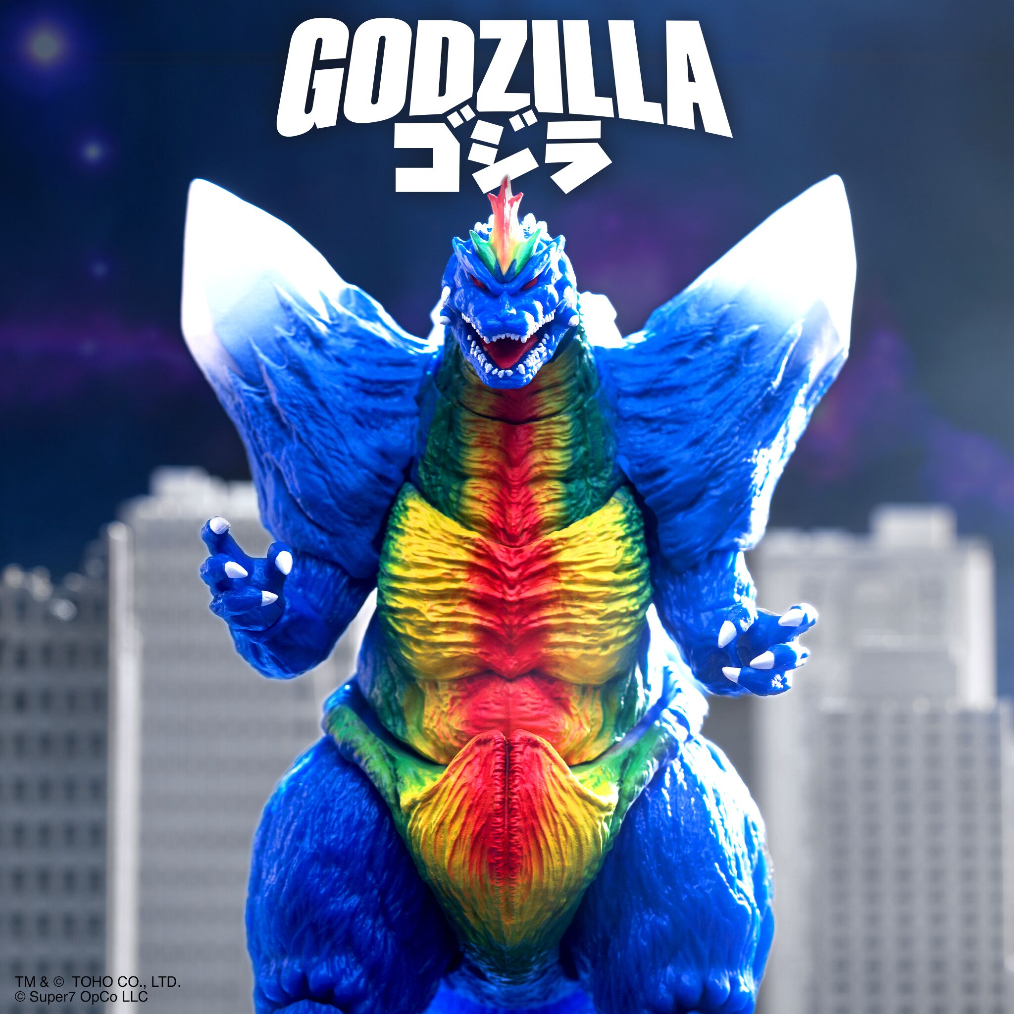 Super7 Ultimates SpaceGodzilla figurina poster 21 cm