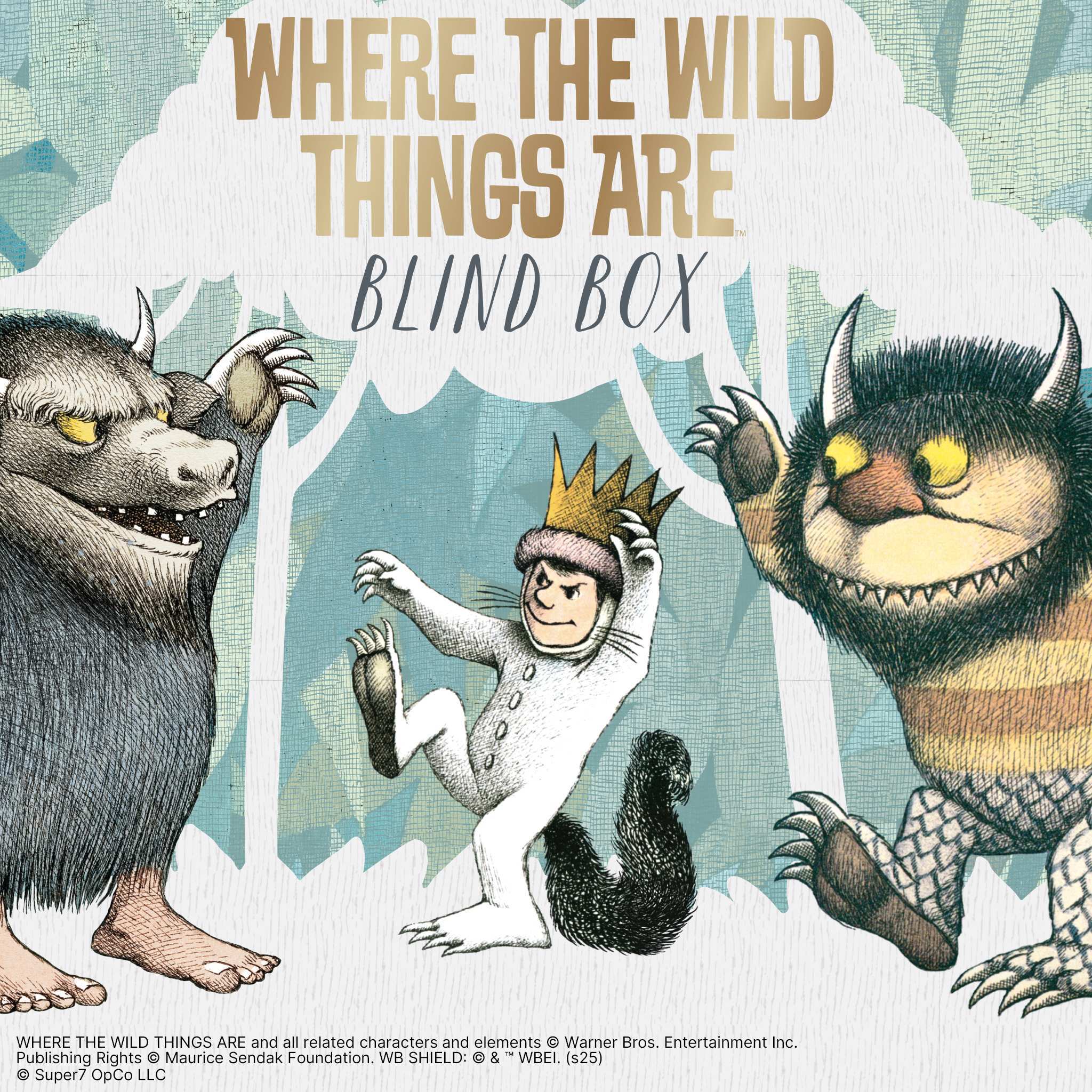 Super7 Wild Things Blind Box Wave 01 set 12 figurine glow