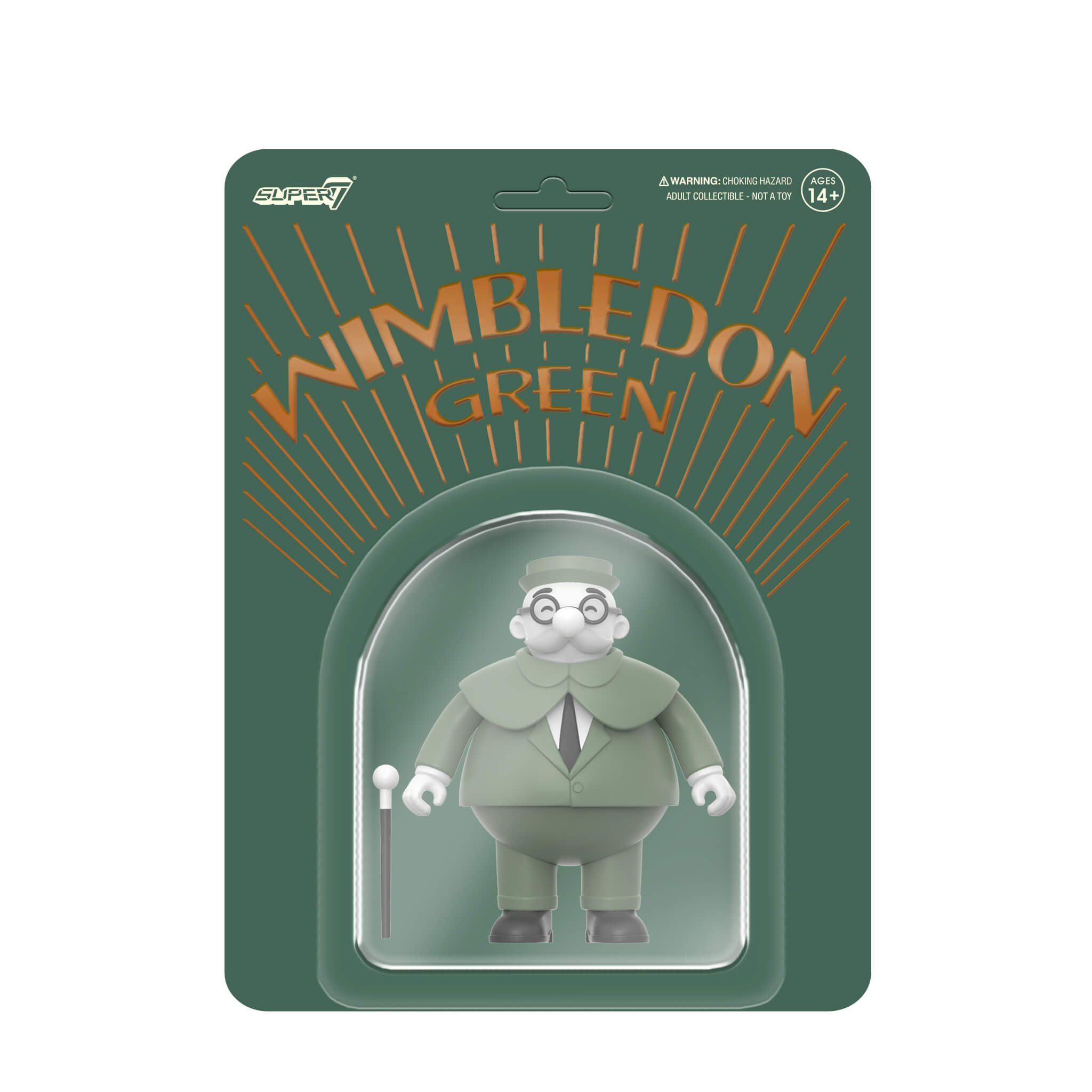 Super7 ReAction Wimbledon Green figurină + carte colecționar