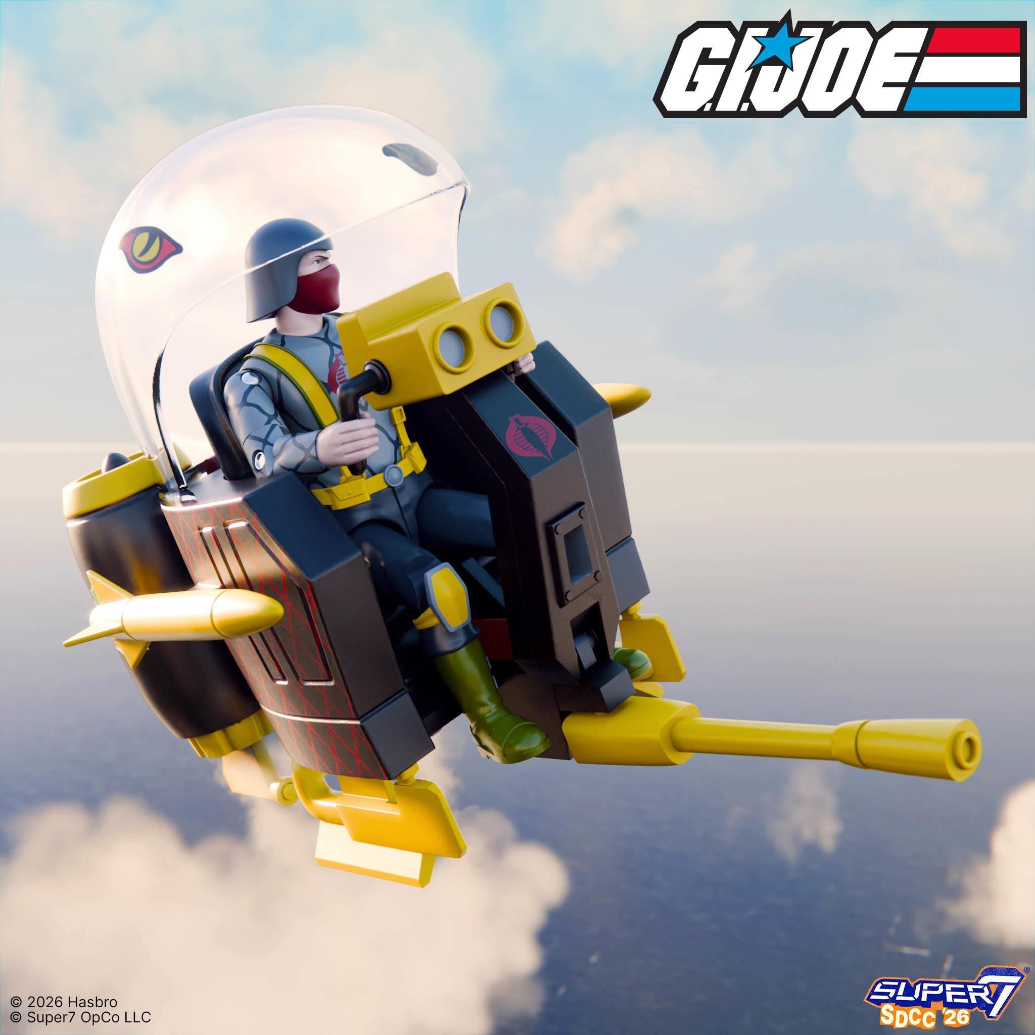 Super7 G.I. Joe Trubble Bubble vehicul Cobra Python Patrol