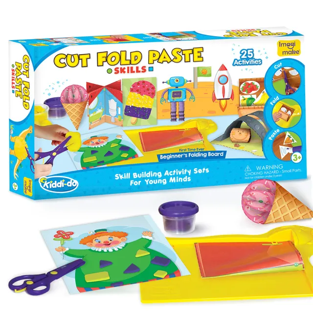 Imagimake Cut Fold Paste set activitati copii 25 teme