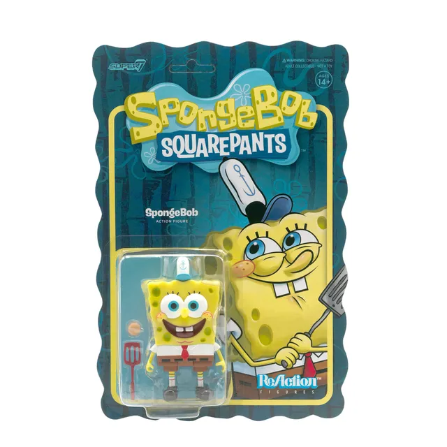 Super7 ReAction SpongeBob Krusty Krab figurina 9,5 cm spatula
