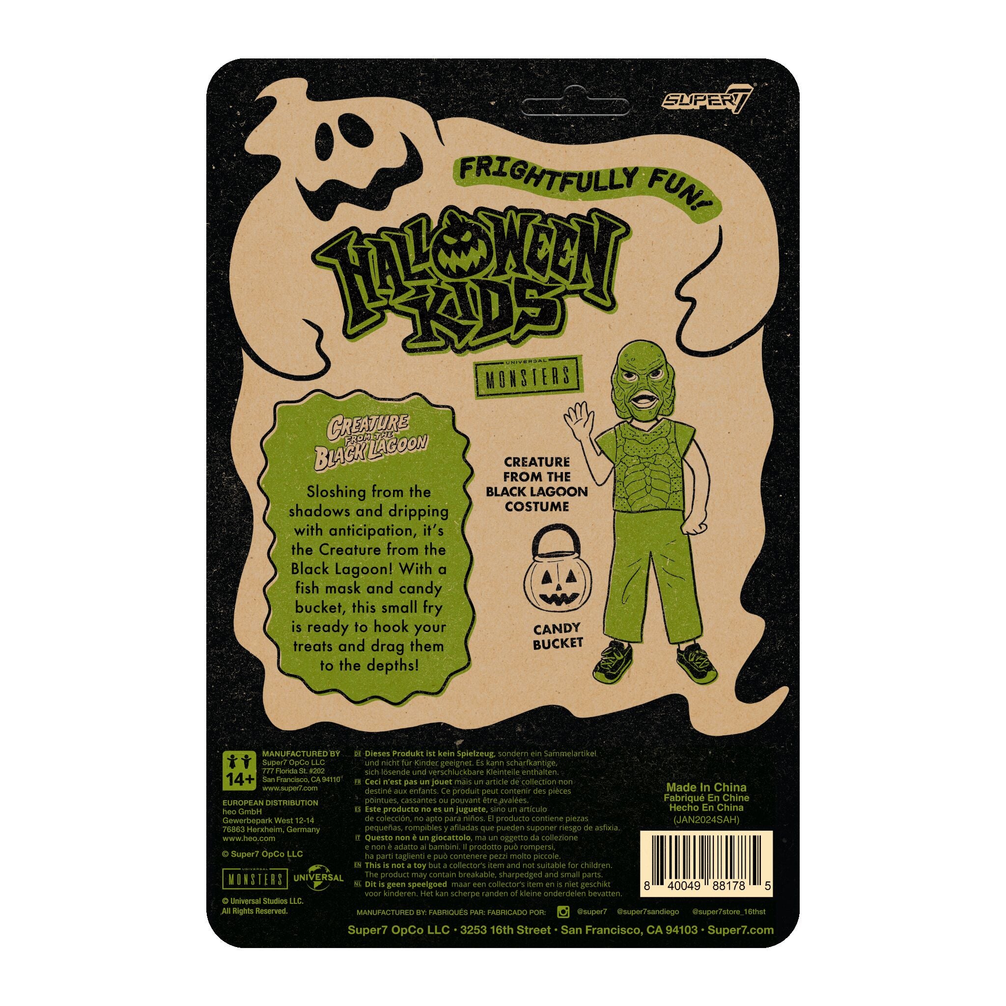 Super7 Halloween Kids ReAction Creature Black Lagoon fetita
