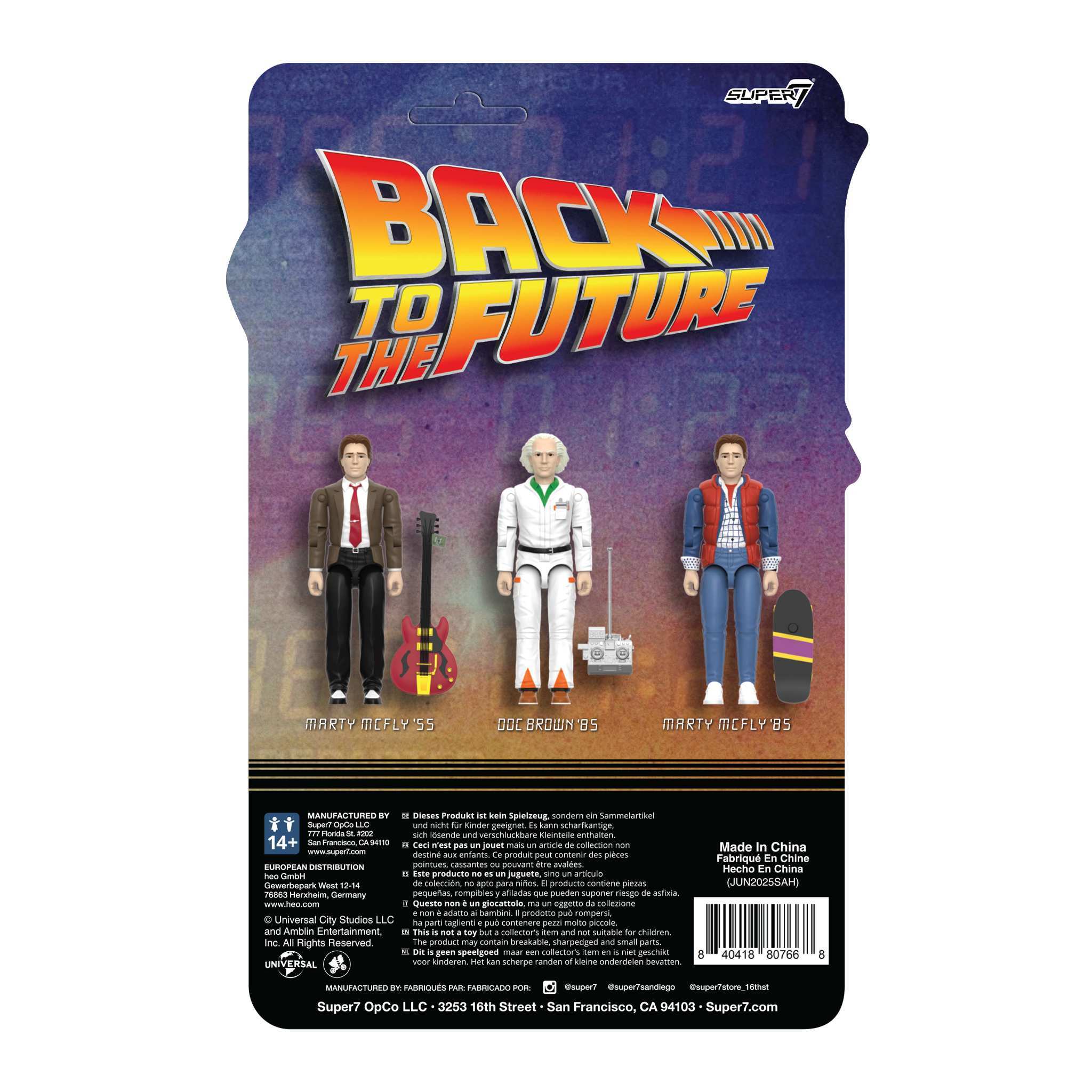 Super7 ReAction+ Doc Brown 85 figurina costum radiatii