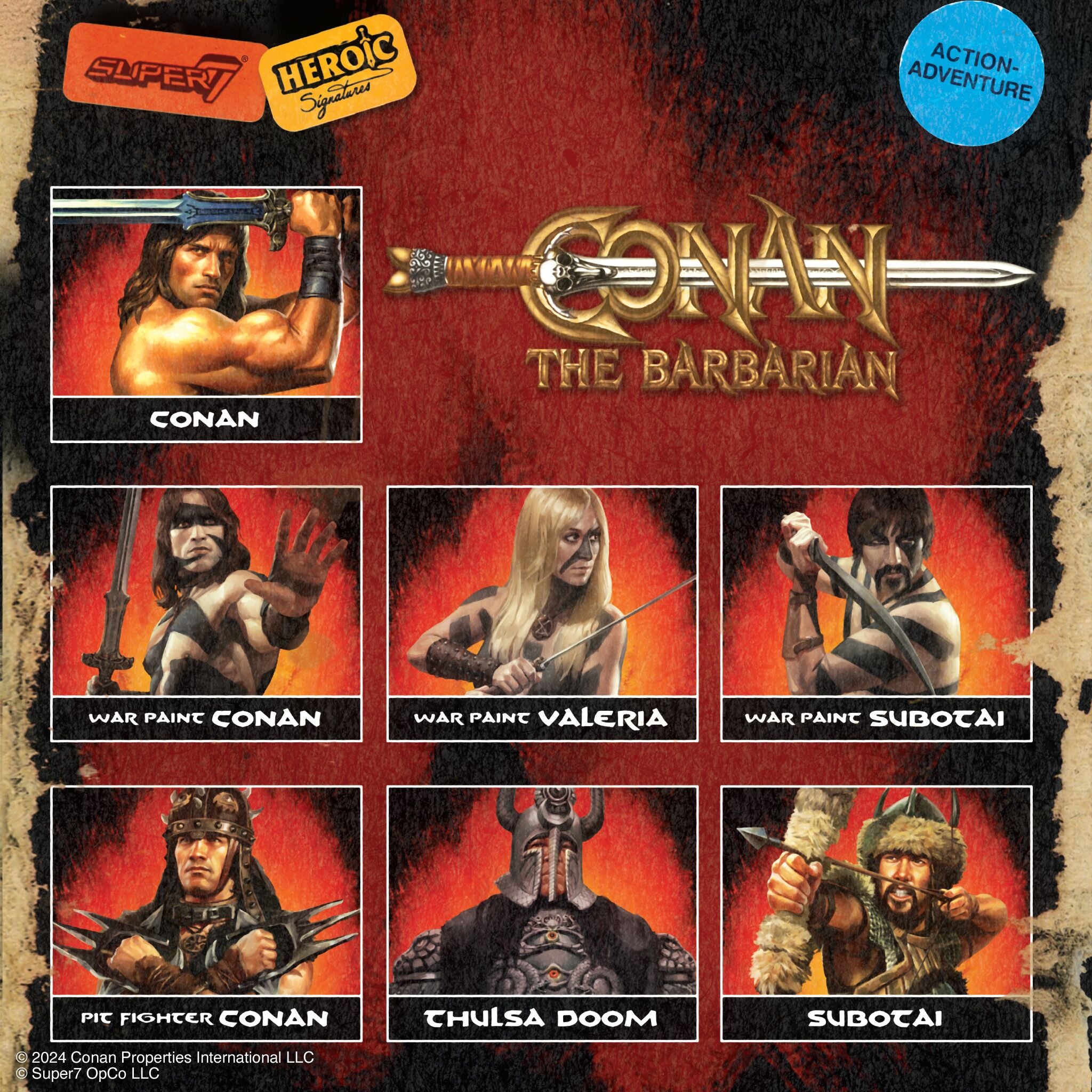 Super7 Conan Resurrected figurina 9,5 cm cu sabie