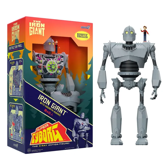 Super7 Super Cyborg Iron Giant figurina articulata Full Color