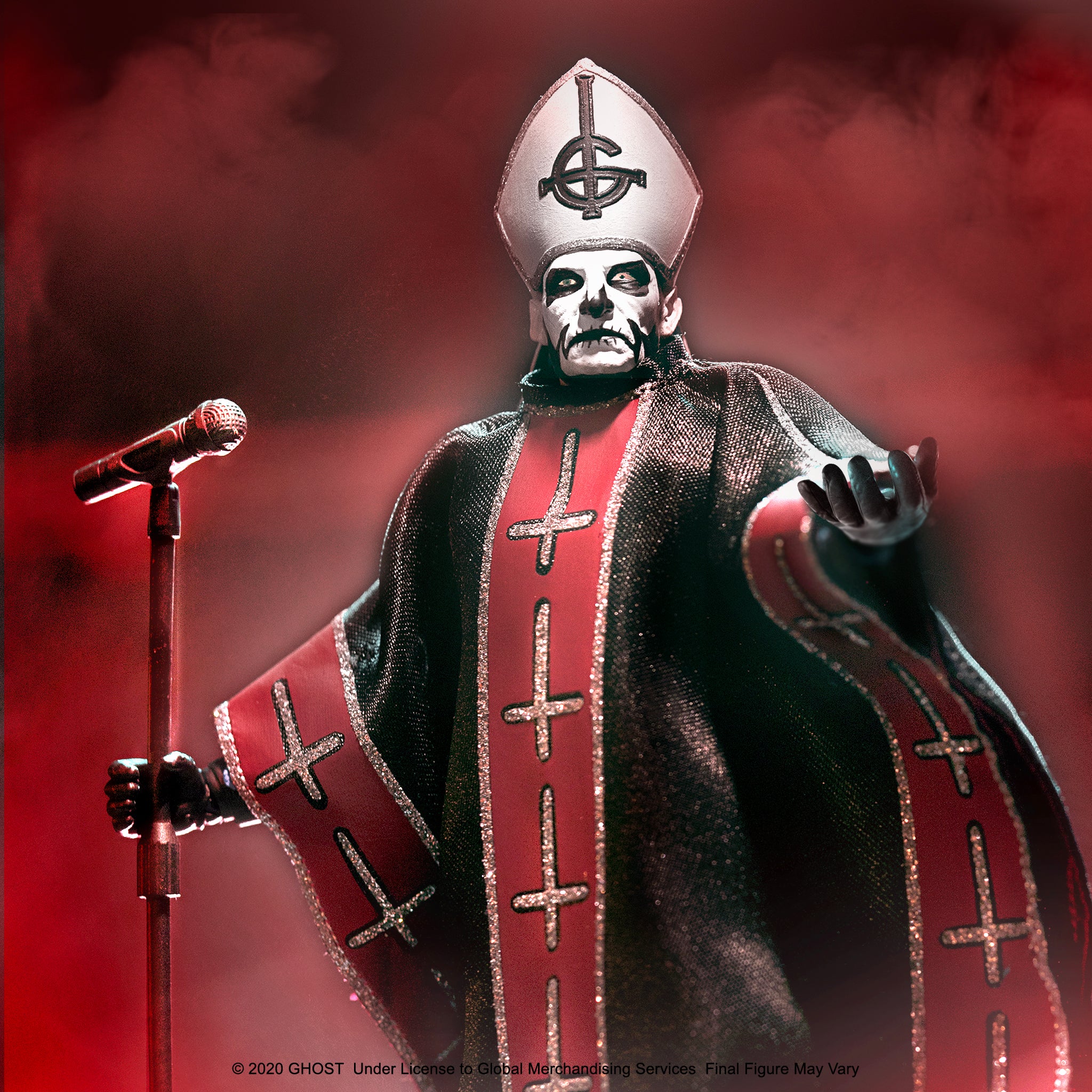 Super7 Ghost Ultimates Papa Emeritus I figurina 7 inch metal