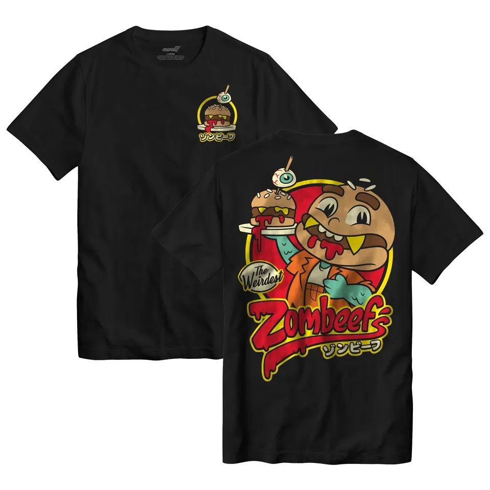Super7 The Weirdest Zombeef tricou bumbac negru S-3X