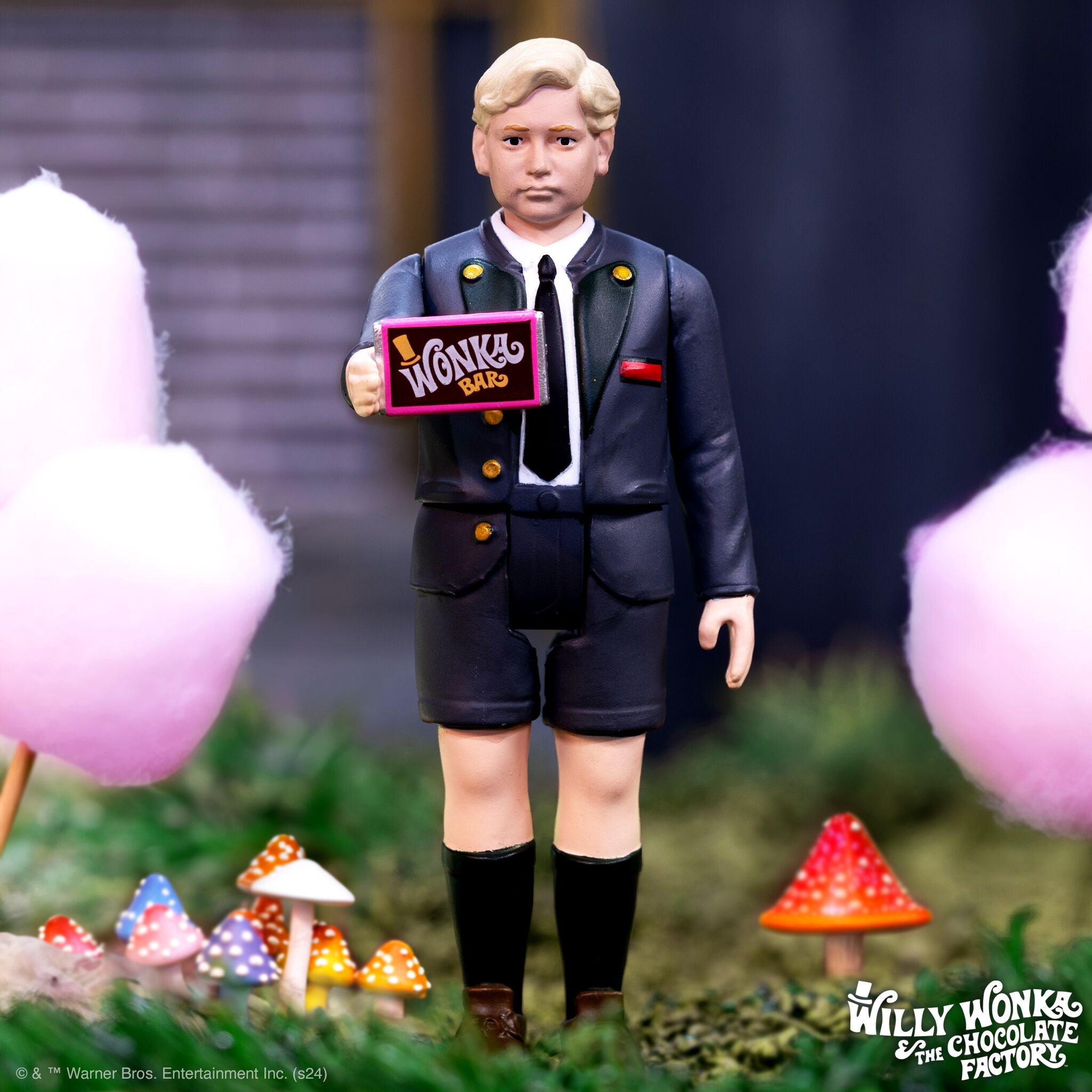 Super7 Willy Wonka Wave 02 Augustus Gloop figurina film