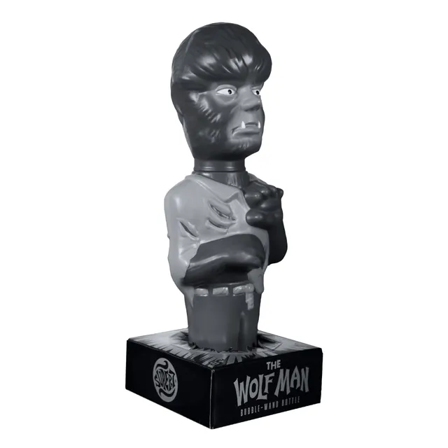 Super7 Super Soapies Wolf Man Silver Screen sticla baloane sapun 25cm