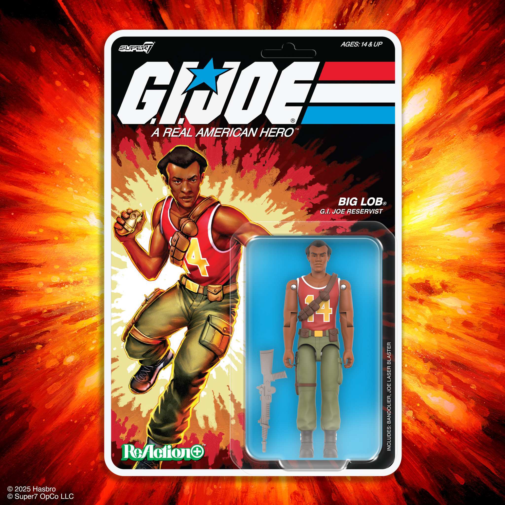 Super7 G.I. Joe ReAction+ Big Lob figurina Movie