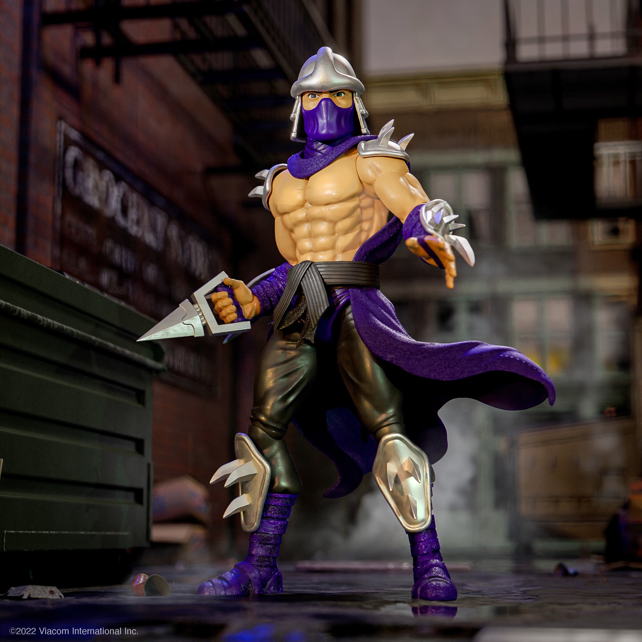 Super7 ULTIMATES TMNT Shredder Silver Armor figurina 7 inch