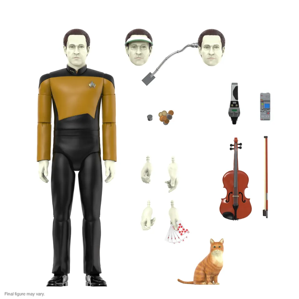 Super7 Star Trek TNG Ultimates Data figurina 18cm accesorii