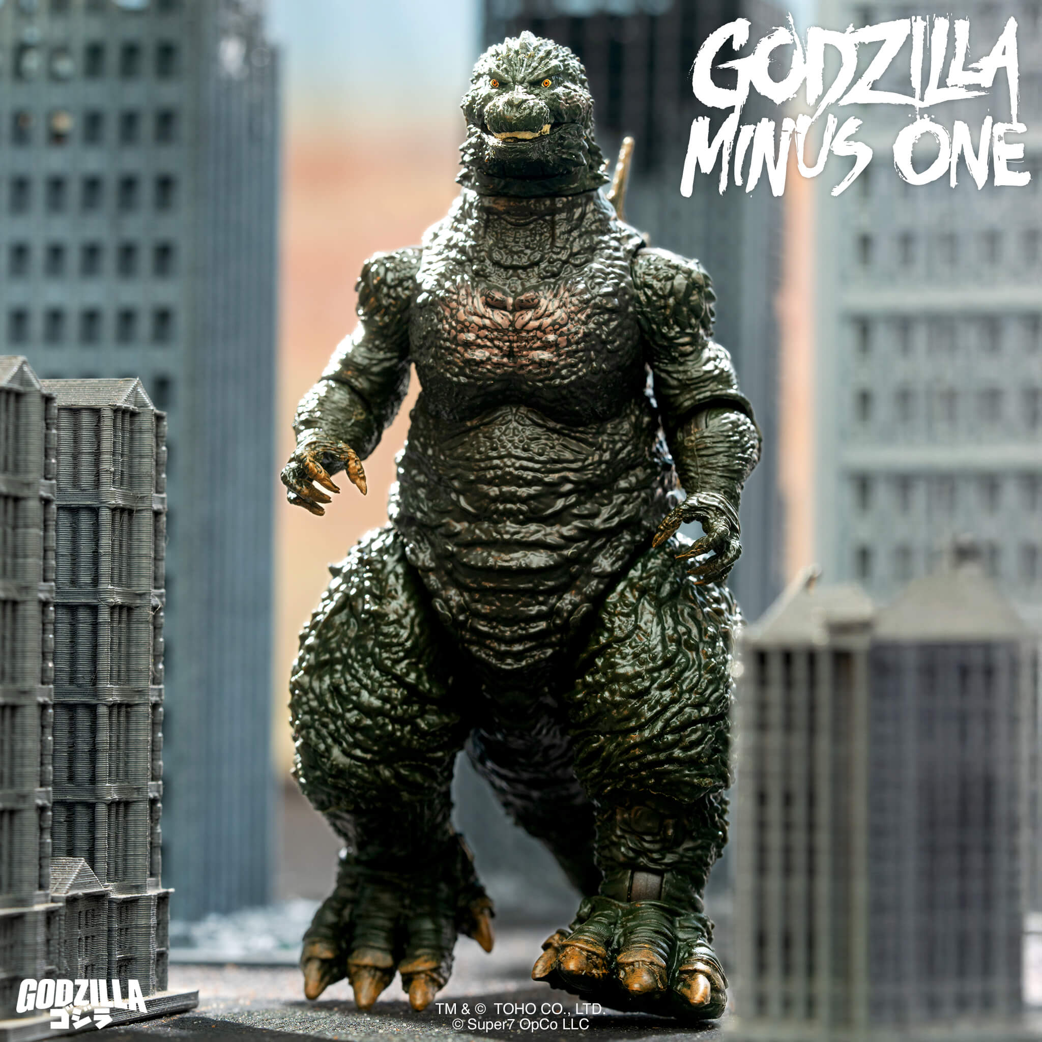 Super7 Super Kaiju Godzilla Minus One figurina cu tren
