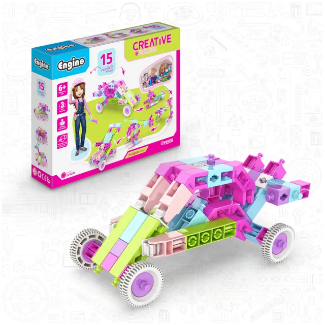 Engino Creative Builder set construcție 15 modele 74 piese