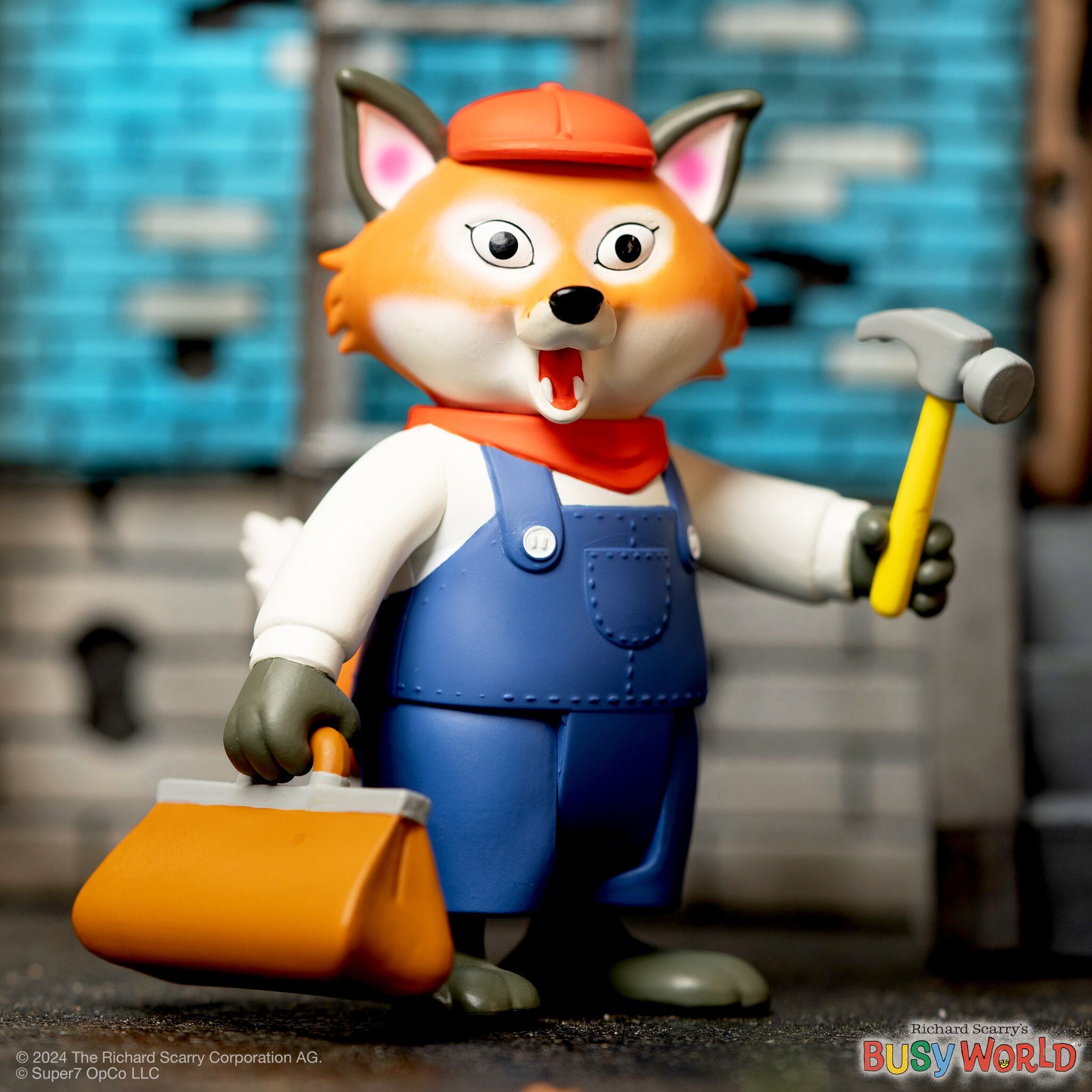 Super7 ReAction Richard Scarry Mr. Fixit figurina 9,5 cm
