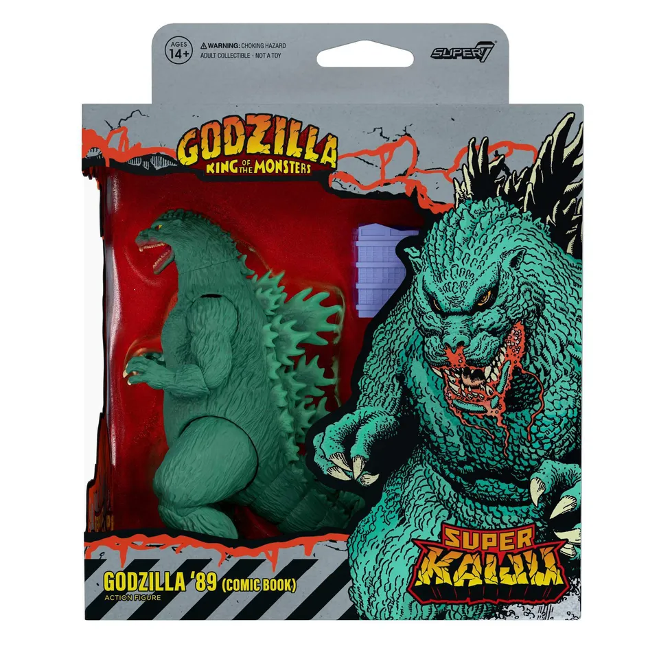 Super7 Toho Super Kaiju Godzilla 1989 figurina comic