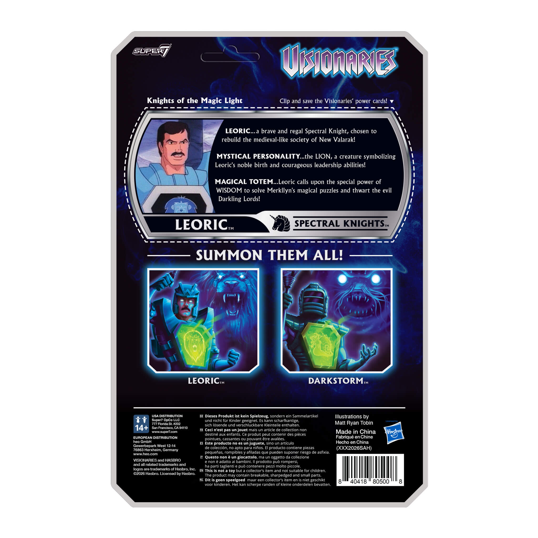 Super7 Visionaries Leoric figurina articulata 10 cm