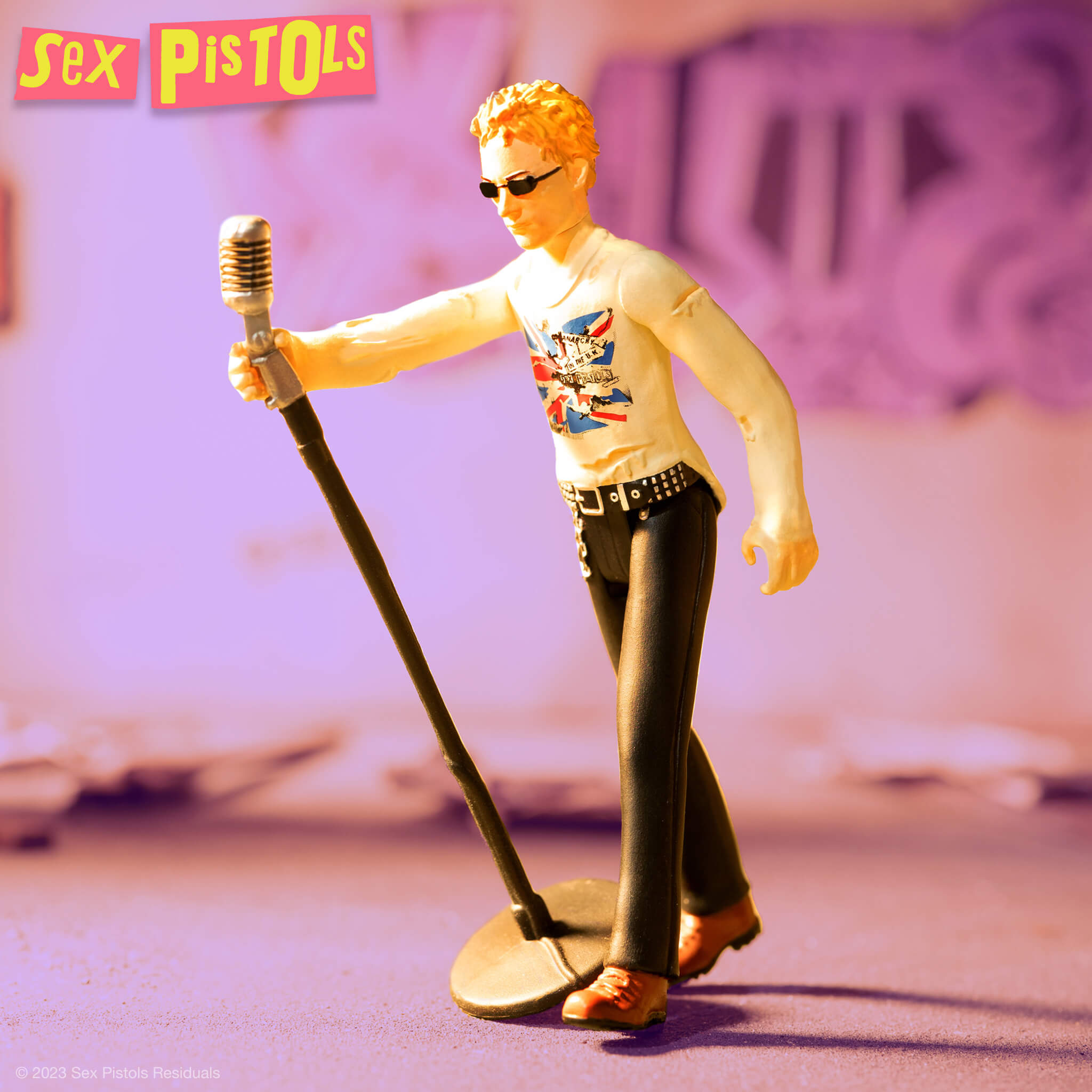 Super7 Sex Pistols Johnny Rotten figurina 9cm Wave 1