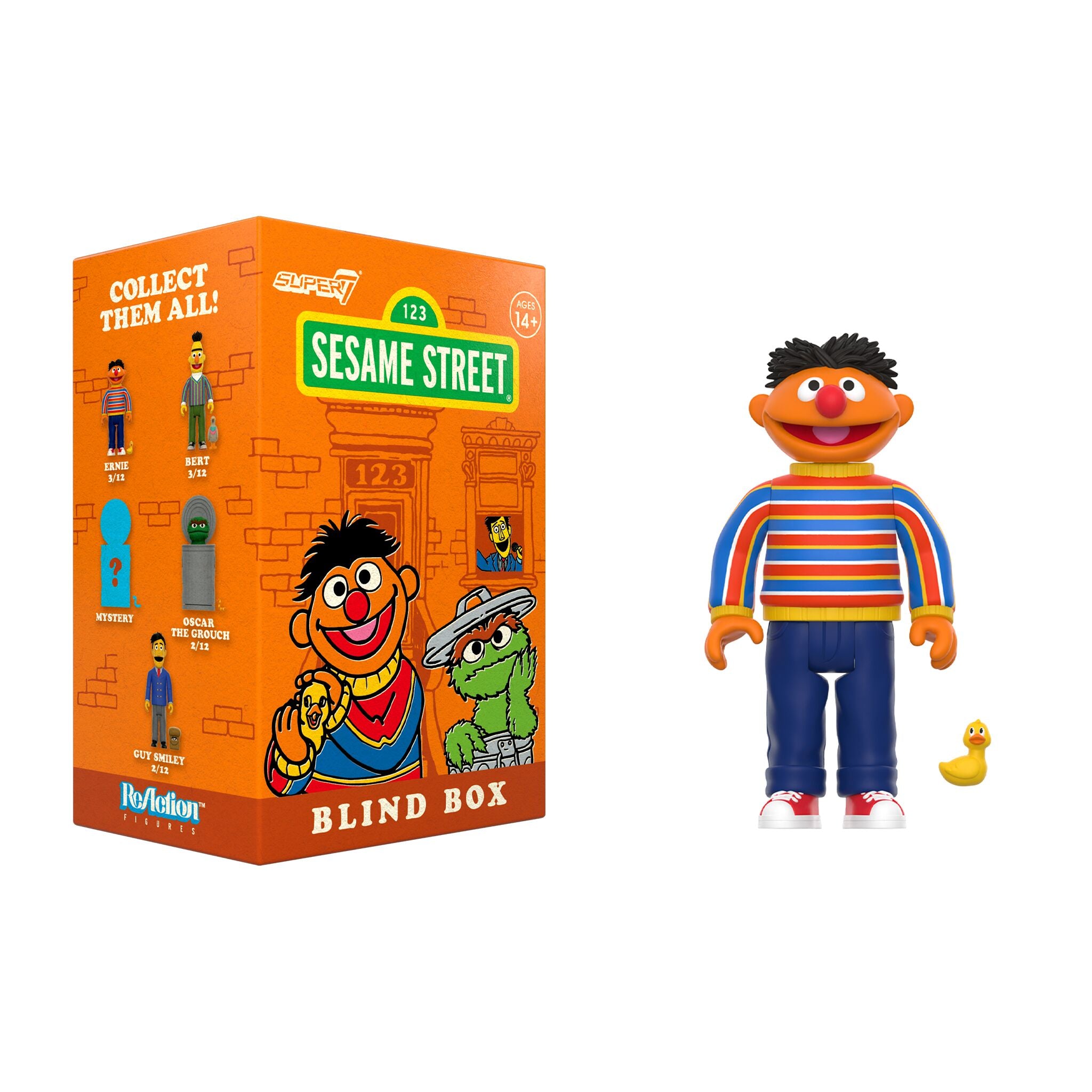 Super7 Sesame Street Blind Box Wave 03 figurina surpriza 9,5 cm