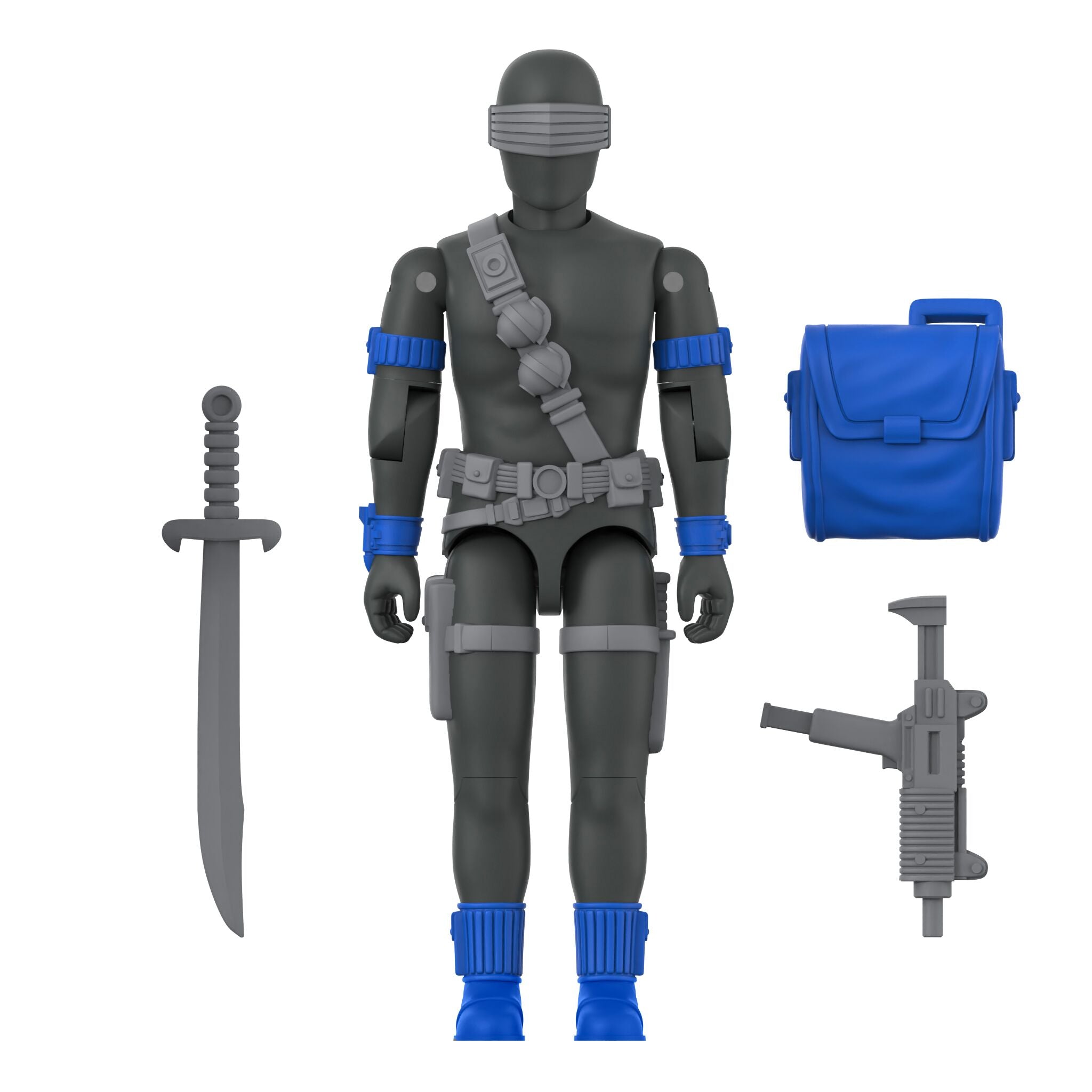 Super7 G.I. Joe ReAction+ Snake Eyes figurina comic 9,5 cm