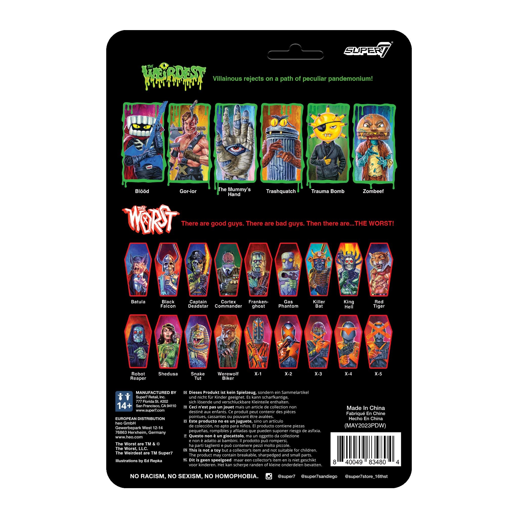 Super7 The Weirdest Mummy's Hand figurina Infernal Curse aurie