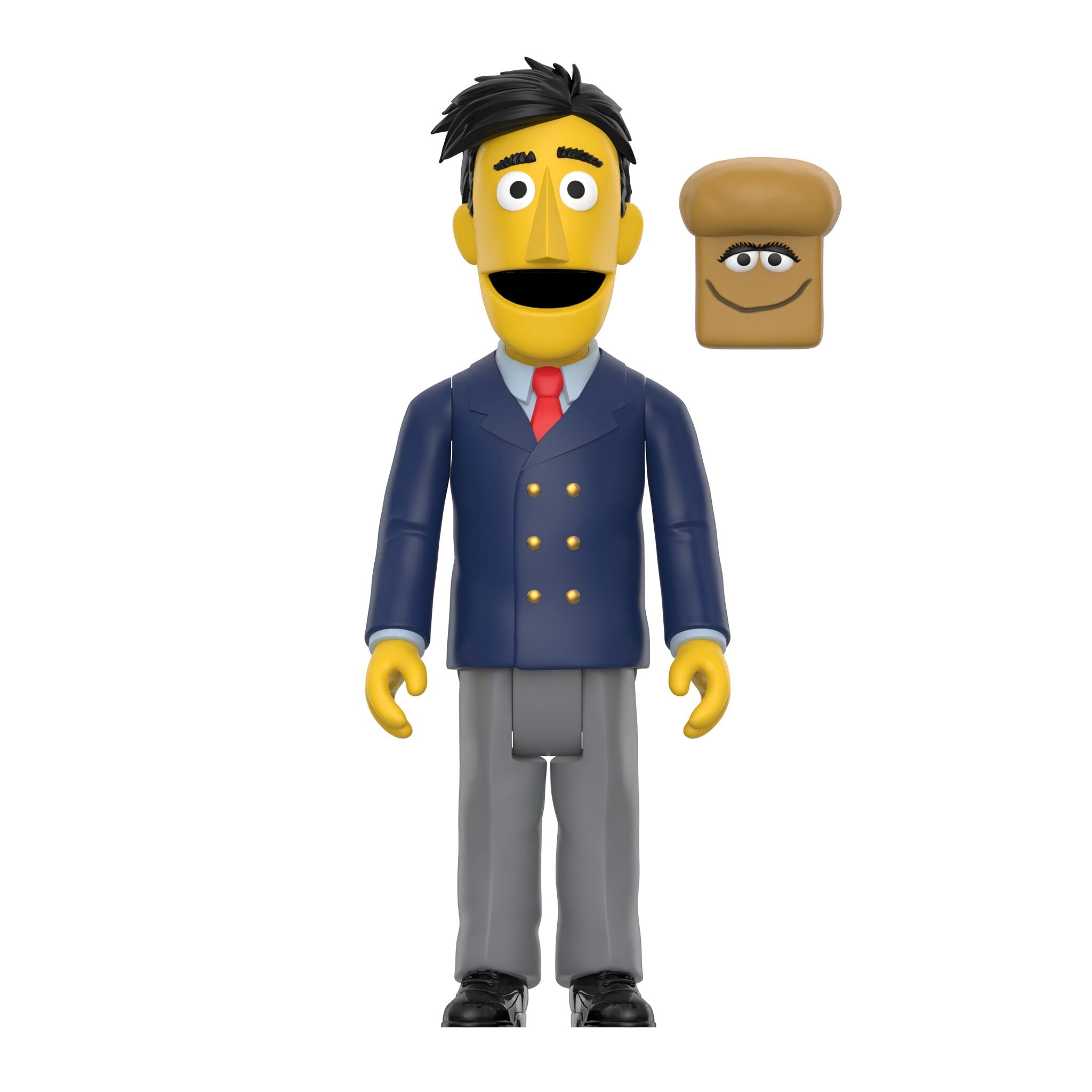 Super7 Sesame Street ReAction figurină Guy Smiley cu pâine