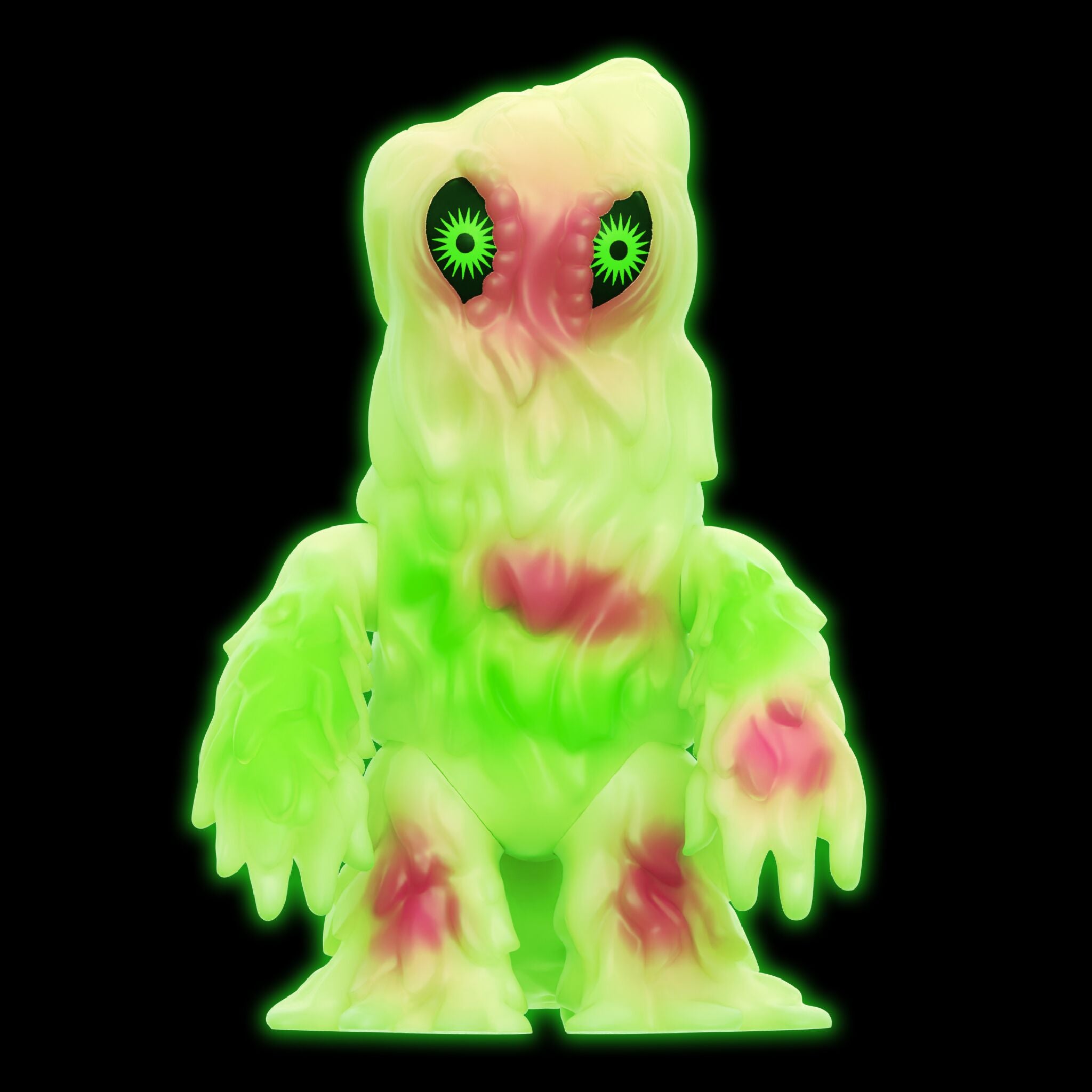 Super7 ReAction Hedorah King Ghidorah figurine glow 2 buc