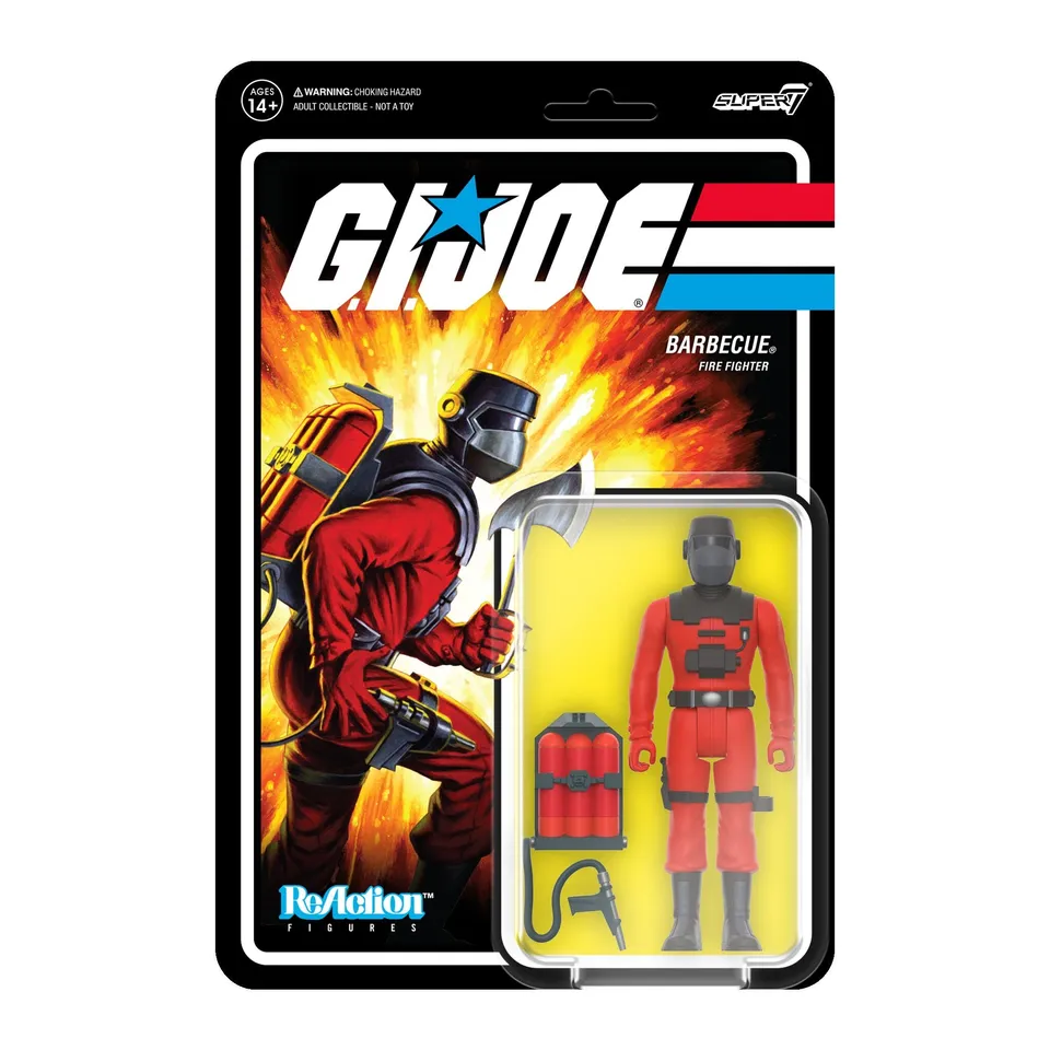 Super7 ReAction G.I. Joe Barbecue figurina Wave 7