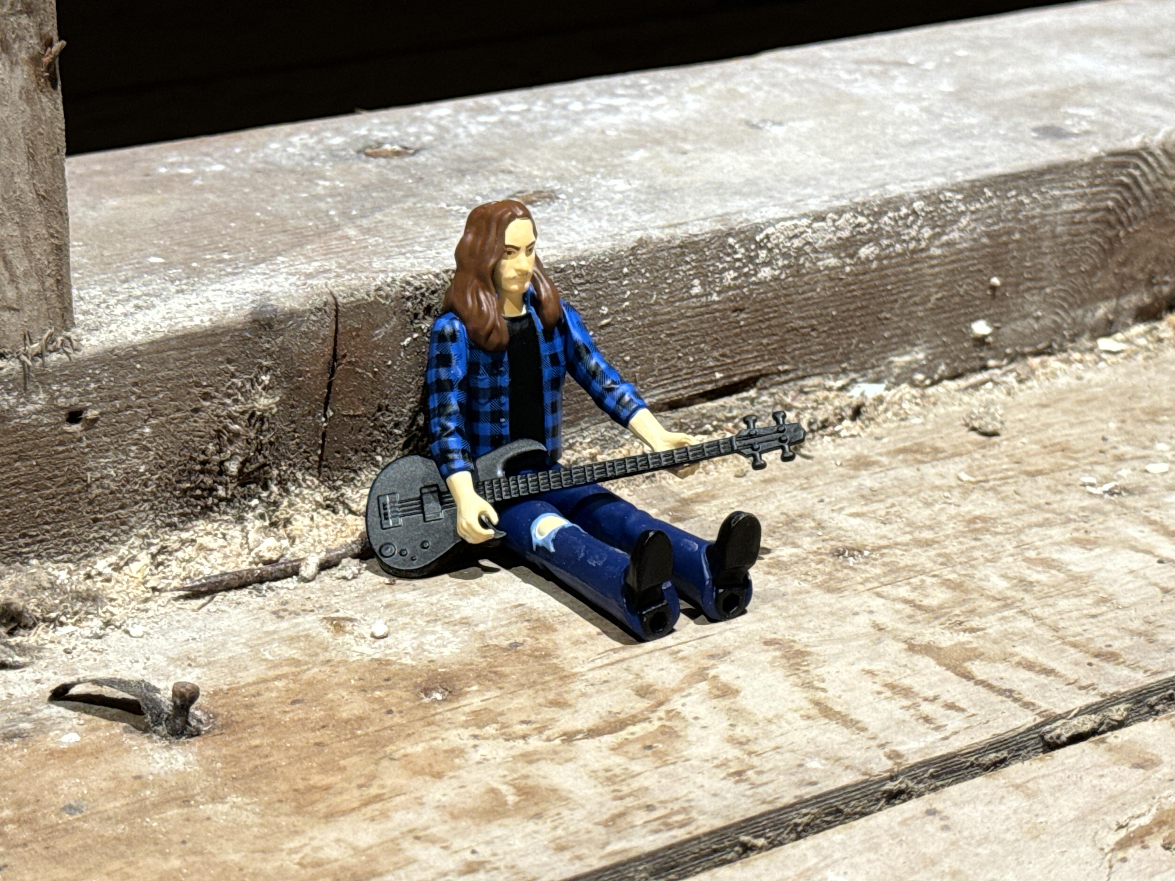 Super7 ReAction Cliff Burton Flannel Shirt figurina 9,5 cm