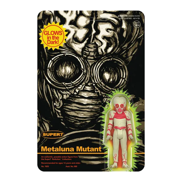 Super7 Metaluna Mutant ReAction figurina fosforescenta