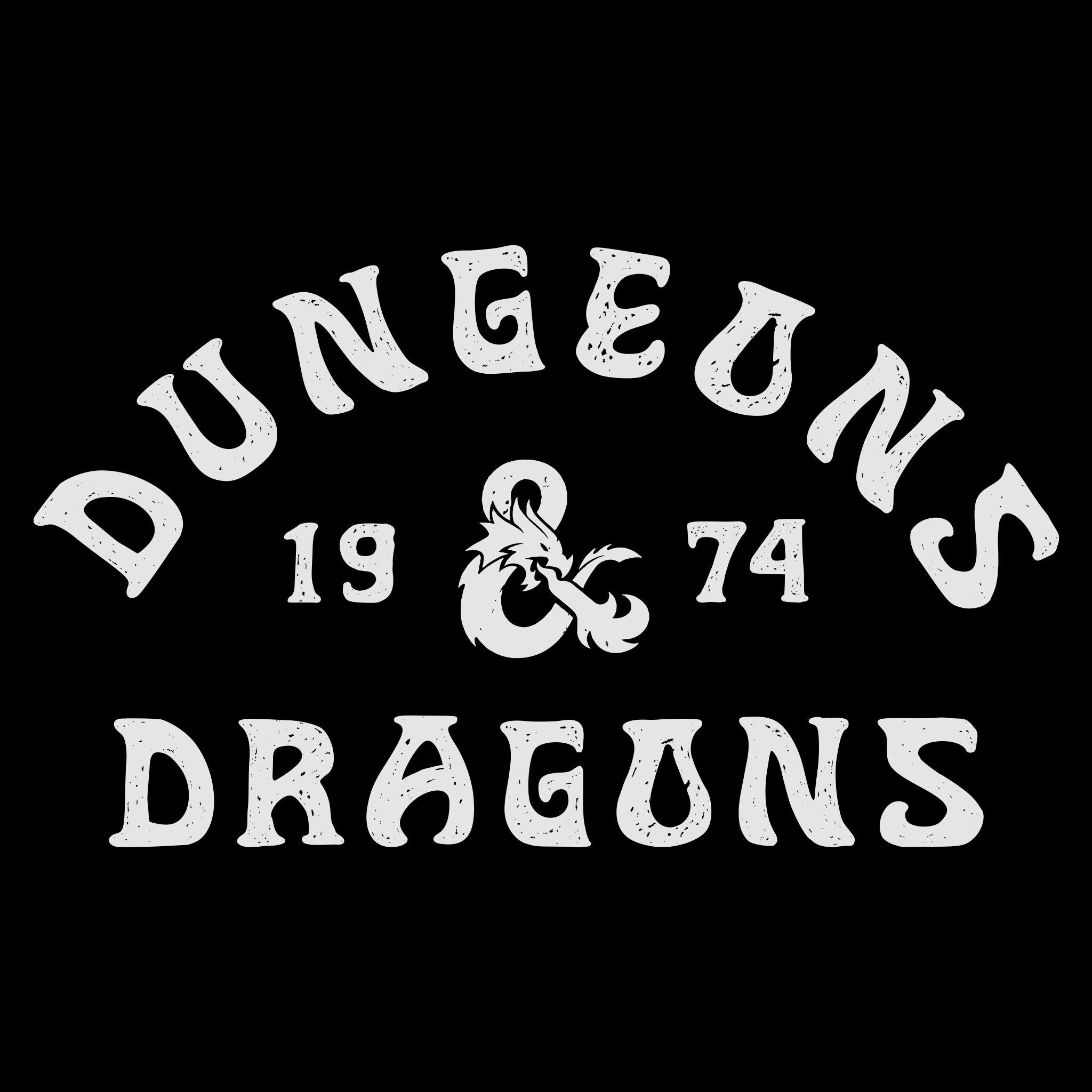 Super7 Dungeons & Dragons 1974 tricou negru bumbac