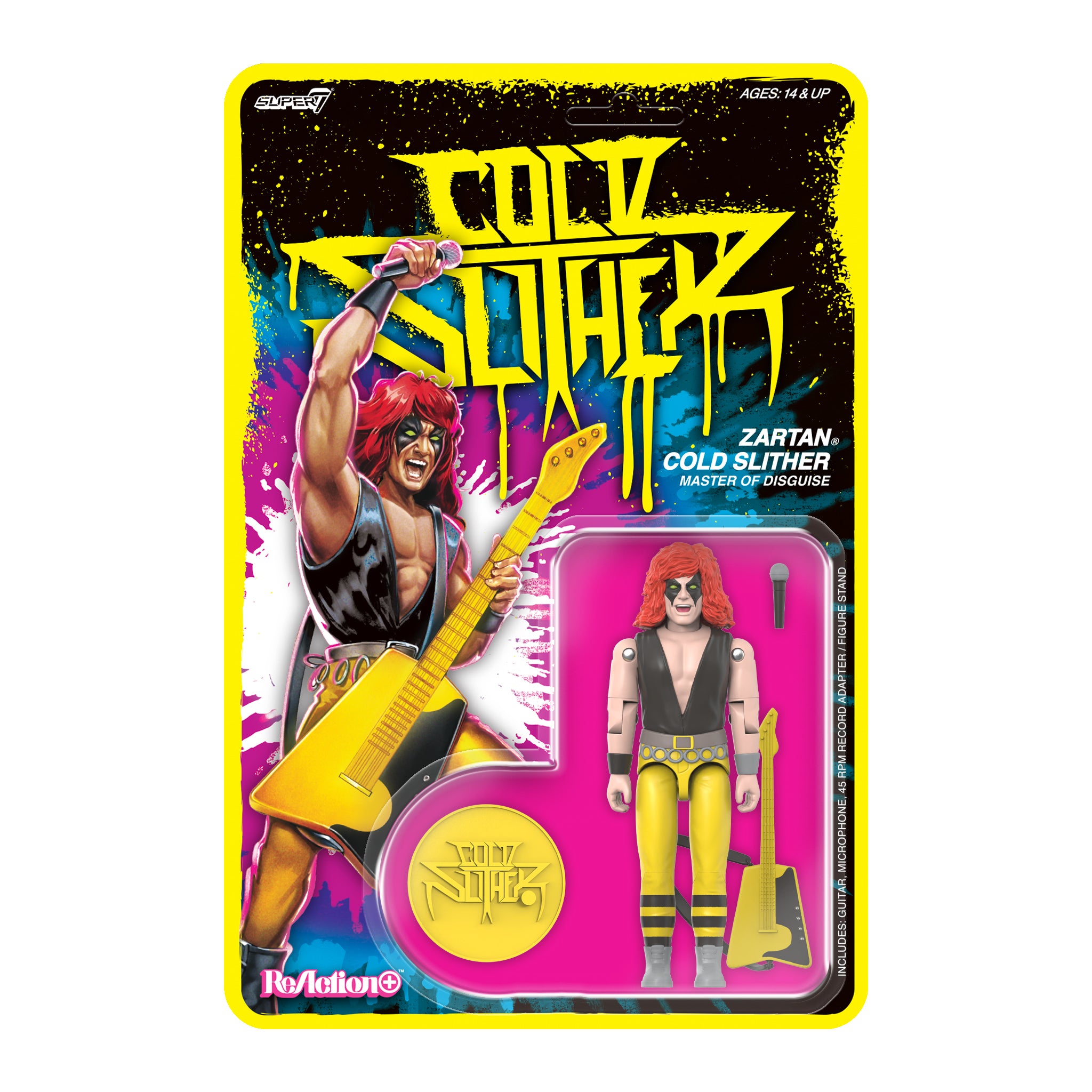 Super7 G.I. Joe ReAction+ Cold Slither set figurina vinyl