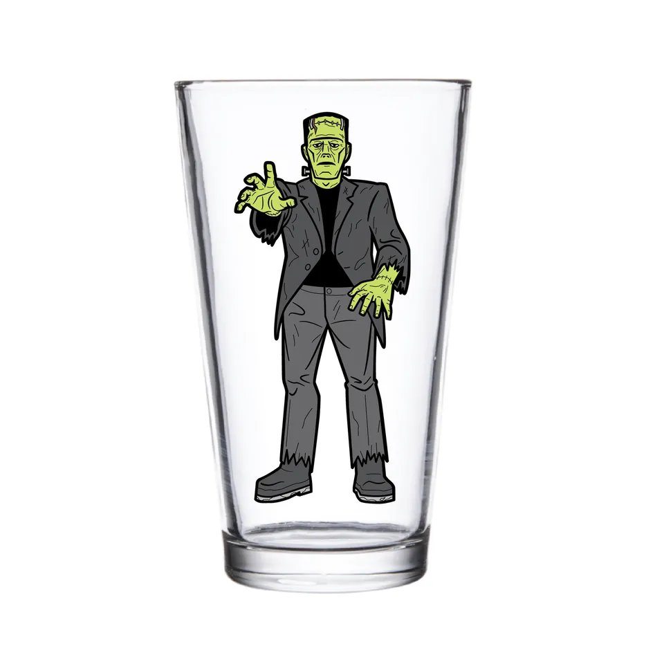 Super7 Universal Monsters Frankenstein pahar sticla 473 ml
