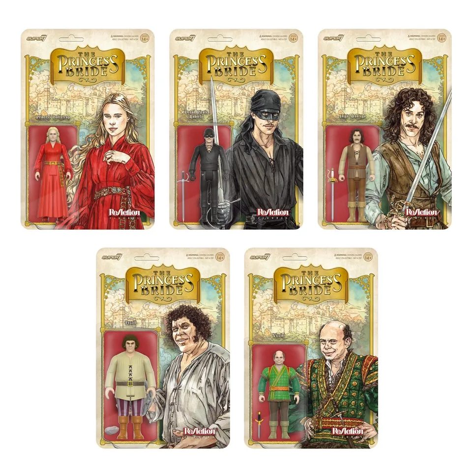 Super7 Princess Bride Wave 1 set 5 figurine film
