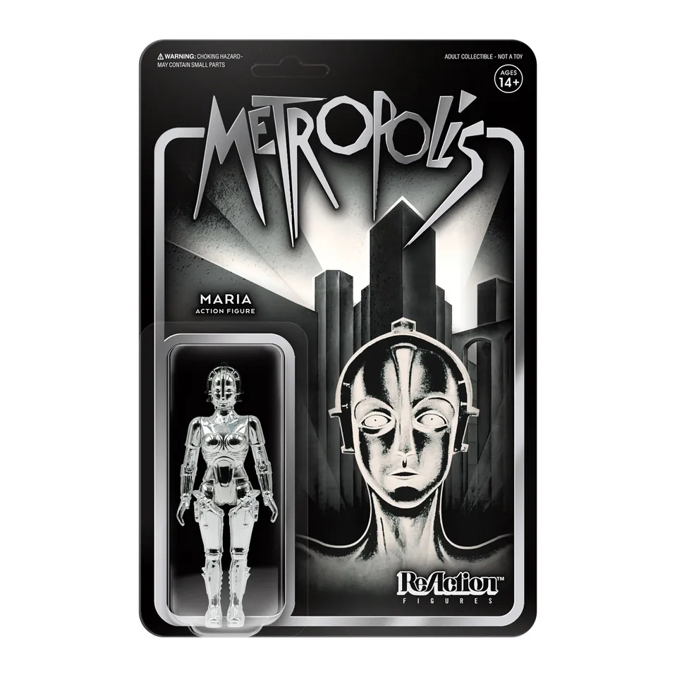 Super7 ReAction Maria figurina argintiu metalizat