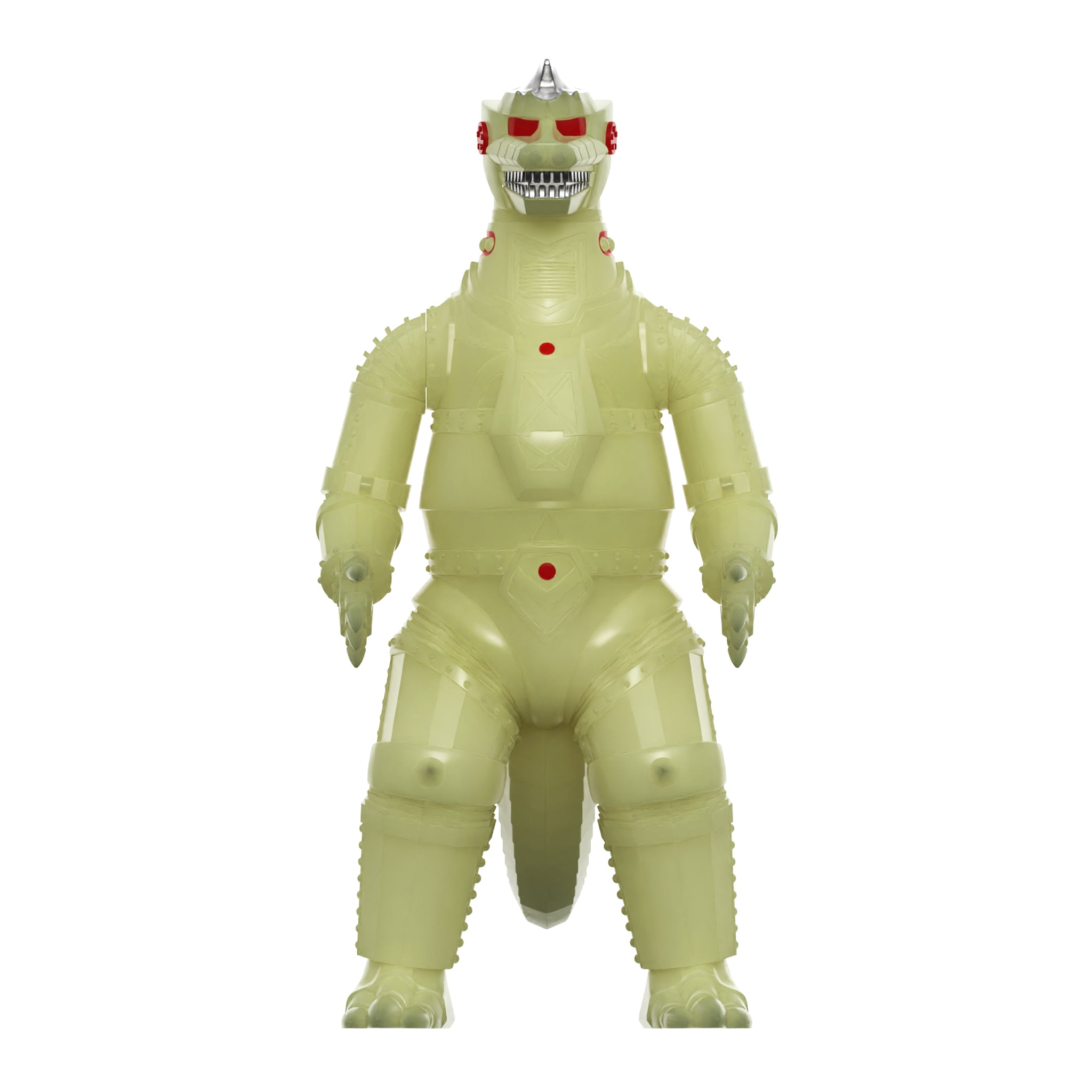 Super7 Toho ReAction Mechagodzilla figurina fosforescenta