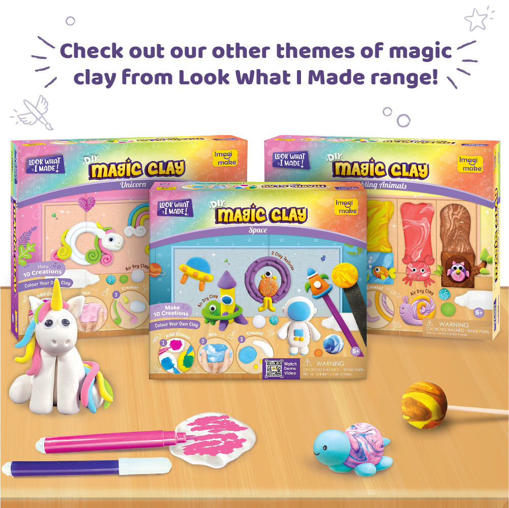 Imagimake Magic Clay Sistem Solar plastilina 5+ ani