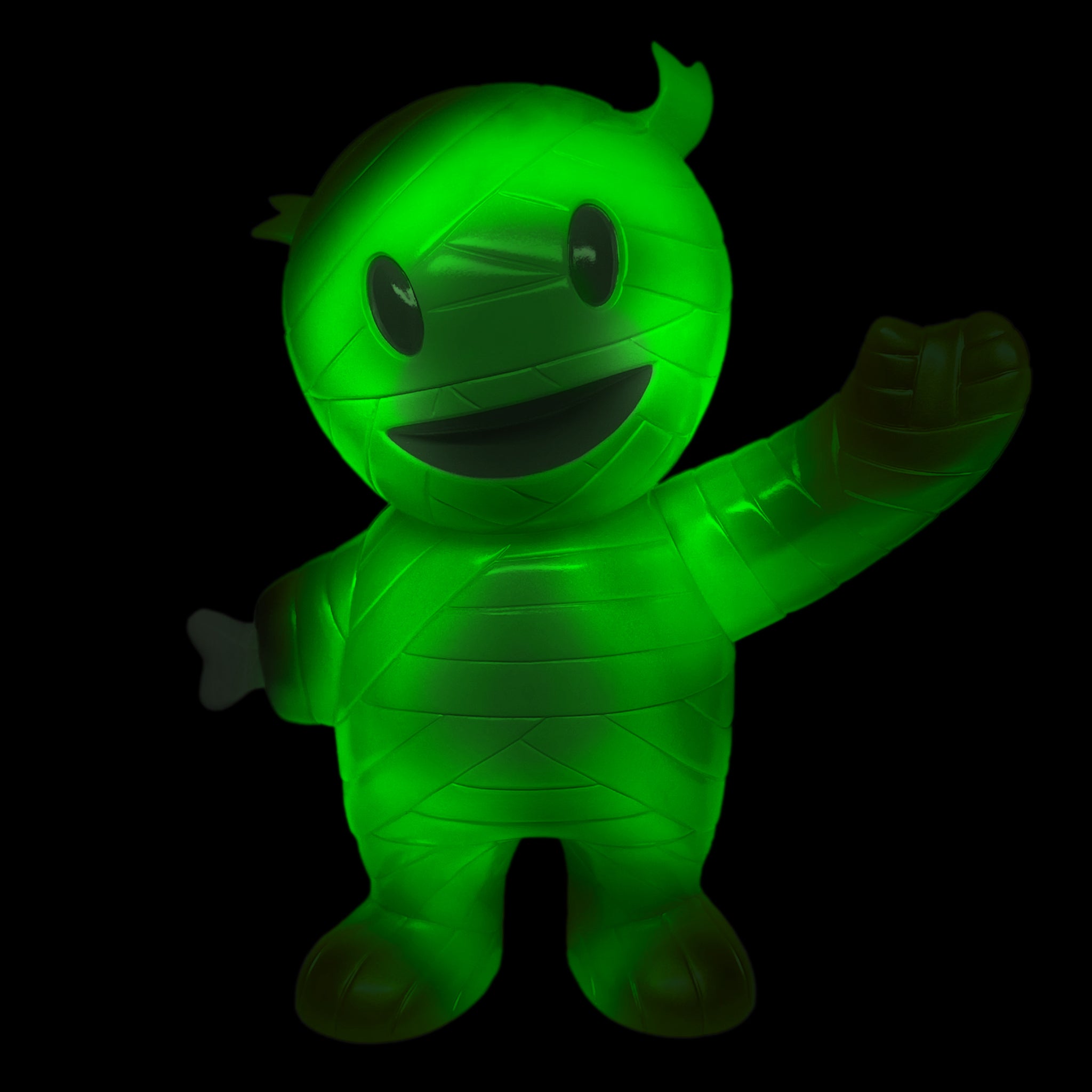 Super7 Japanese Vinyl Mummy Boy figurina portocaliu glow