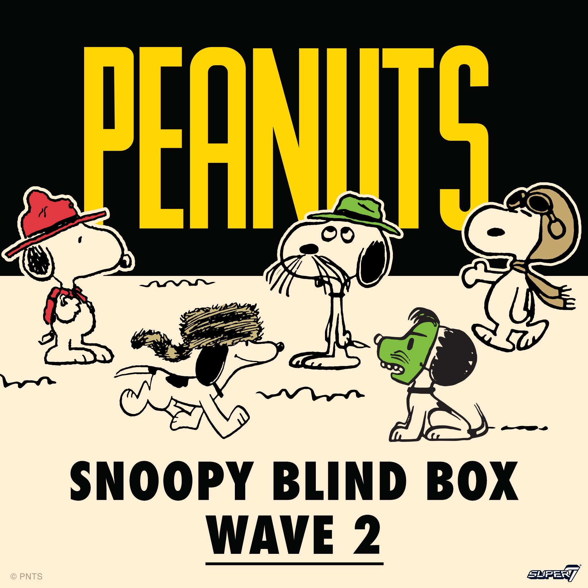Super7 Peanuts Blind Box Snoopy figurina surpriza seria 2