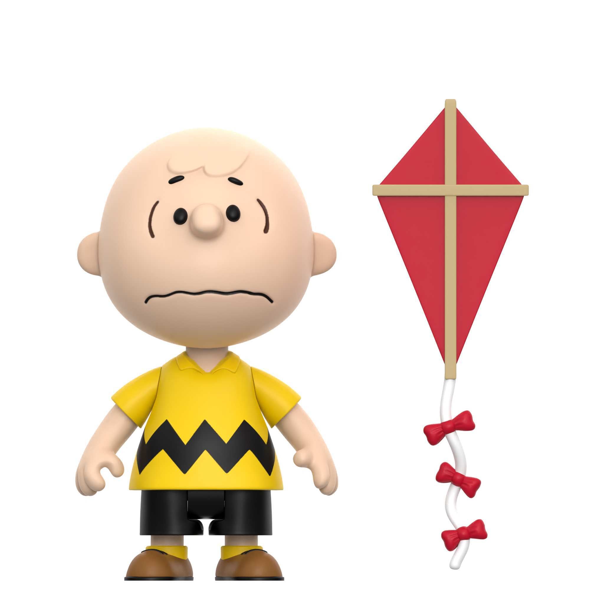 Super7 Peanuts ReAction Charlie Brown set diorama Kite-Eating Tree