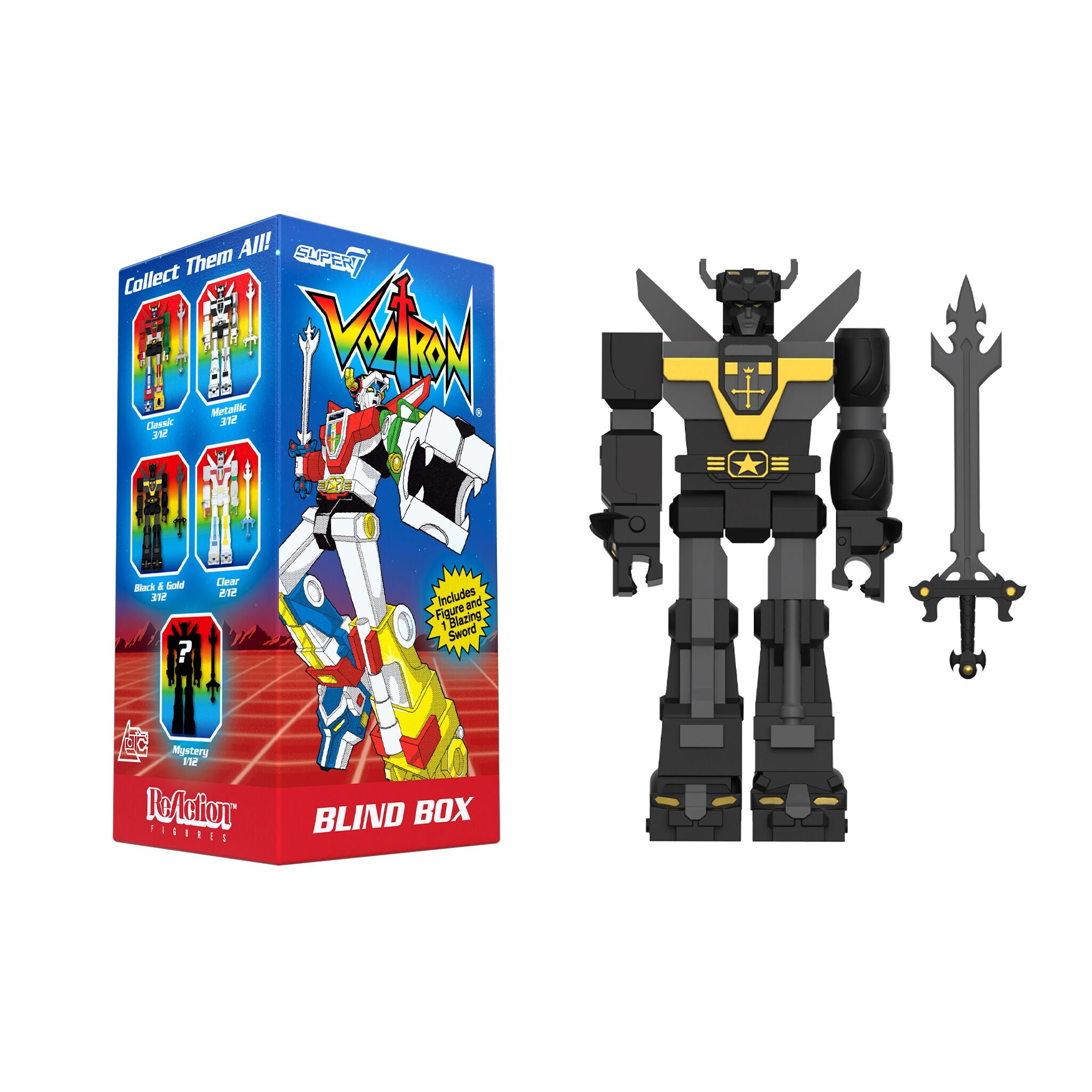 Super7 Voltron Blind Box Wave 01 flat 12 piese