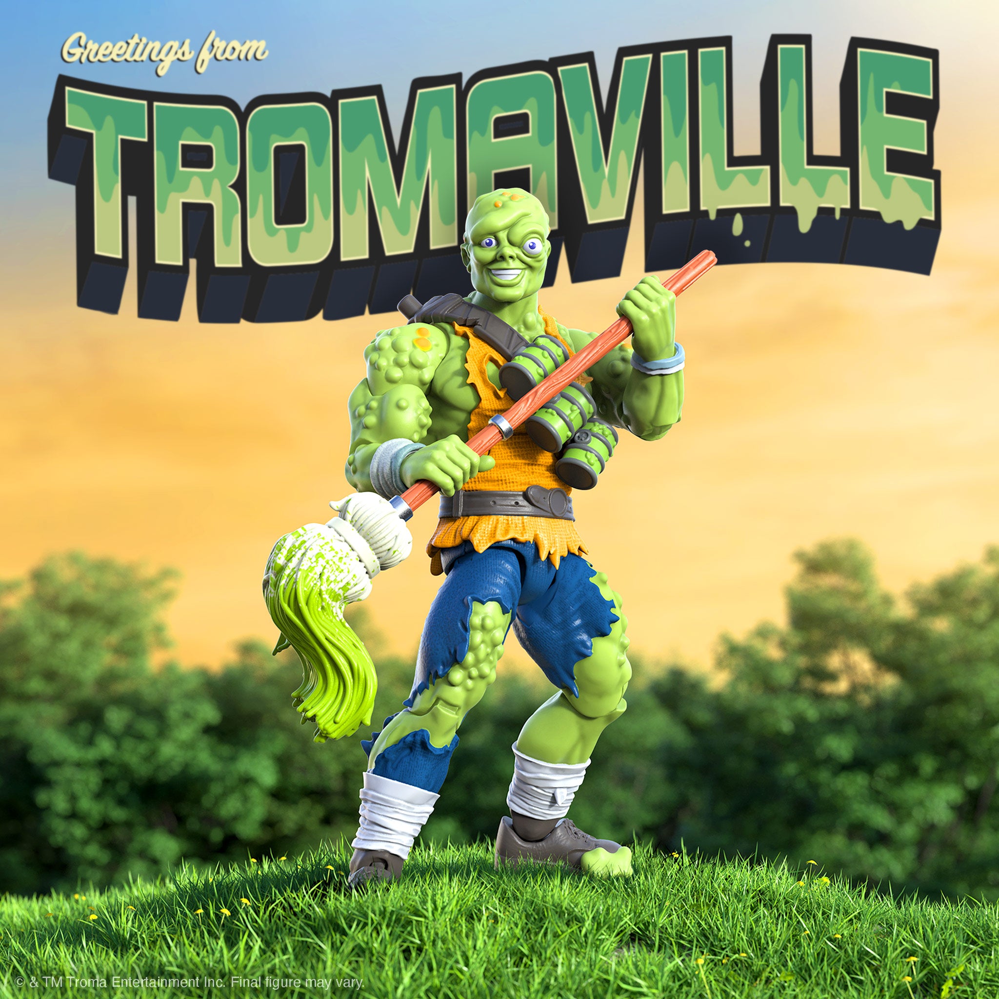 Super7 Toxic Crusaders Toxie figurina 7 inch