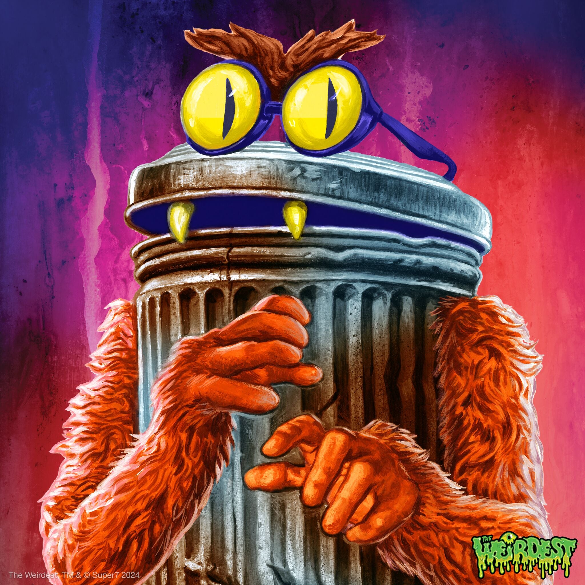 Super7 The Weirdest Wave 05 Trashquatch figurina 9cm