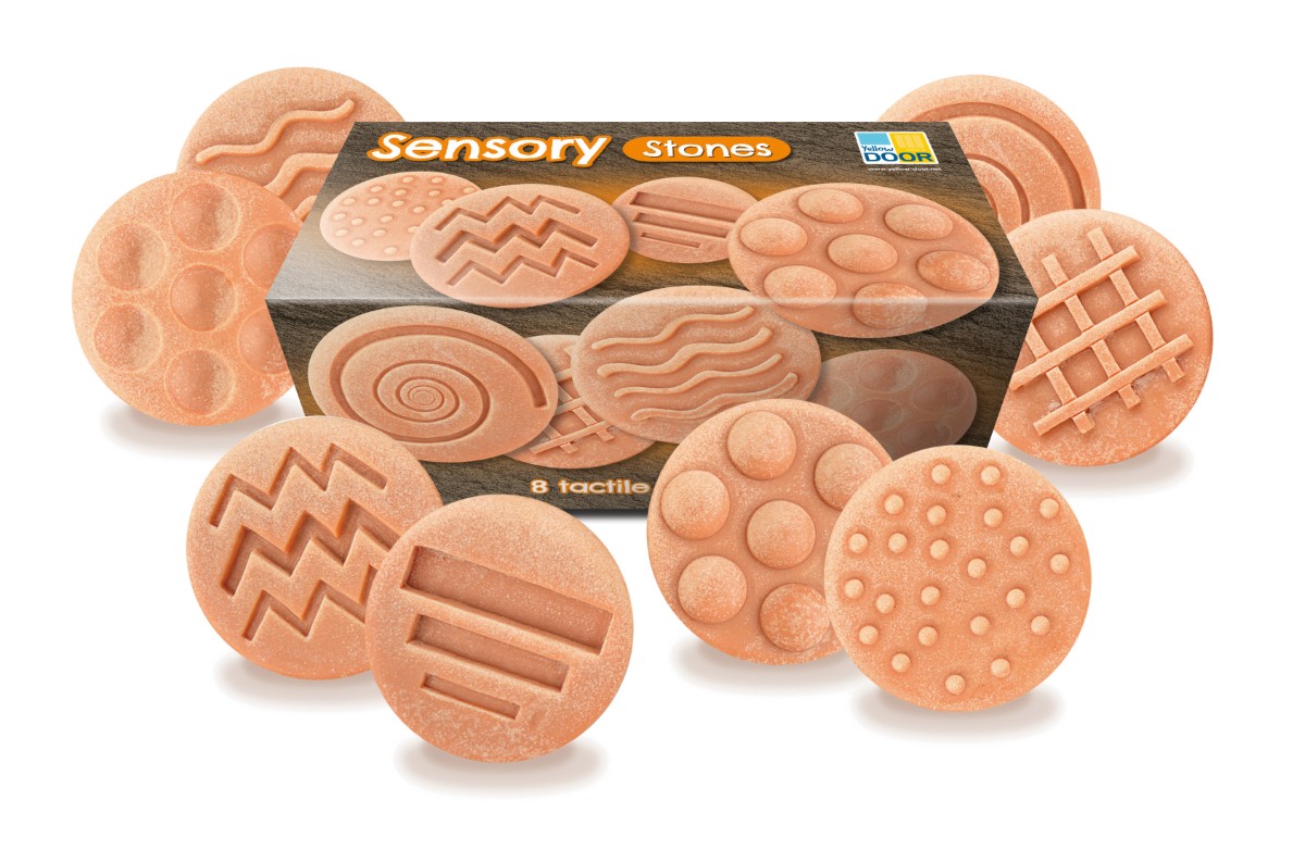 Yellow Door Sensory Stones pietre senzoriale 8 set tactil