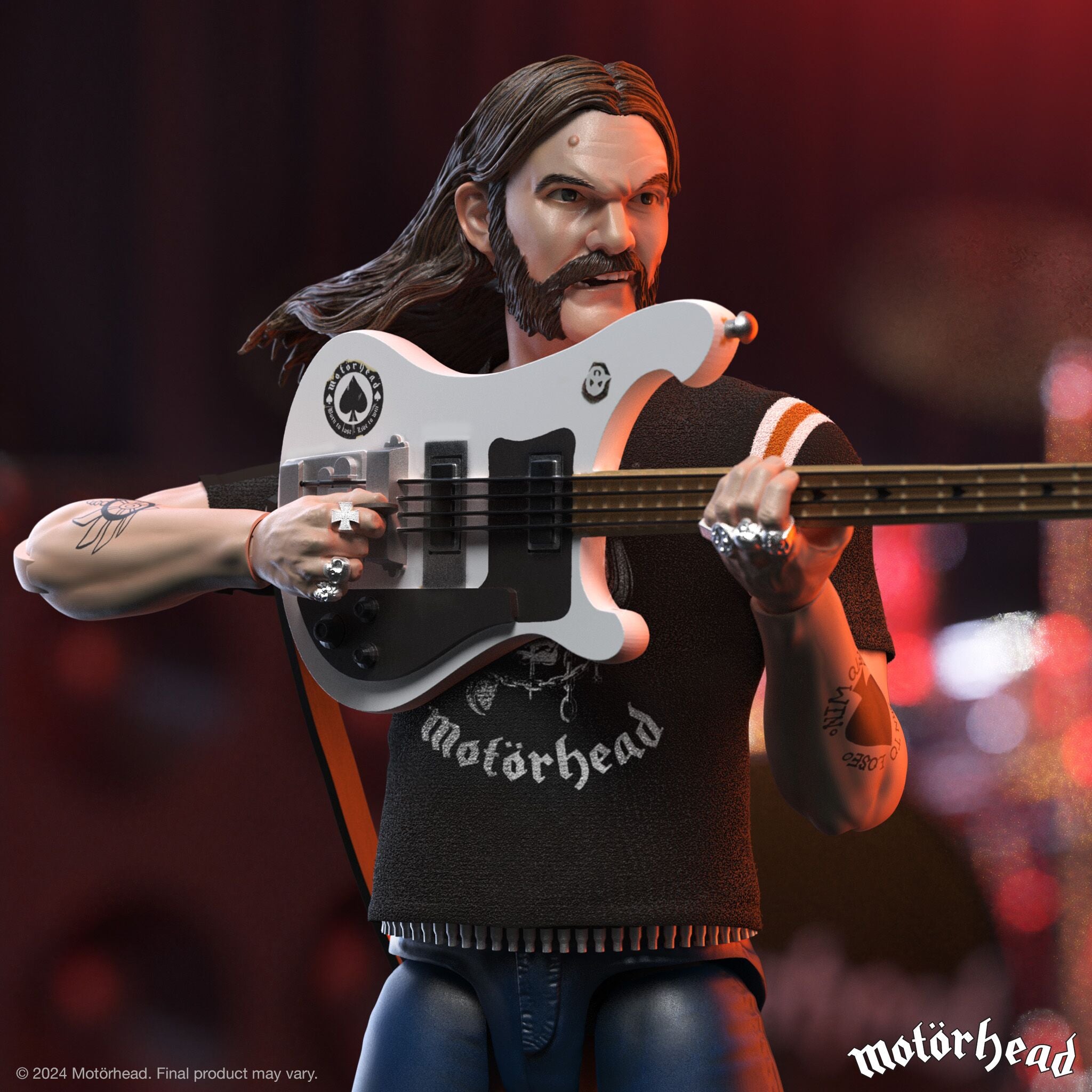 Super7 Motorhead Lemmy 1981 figurină chitară bas
