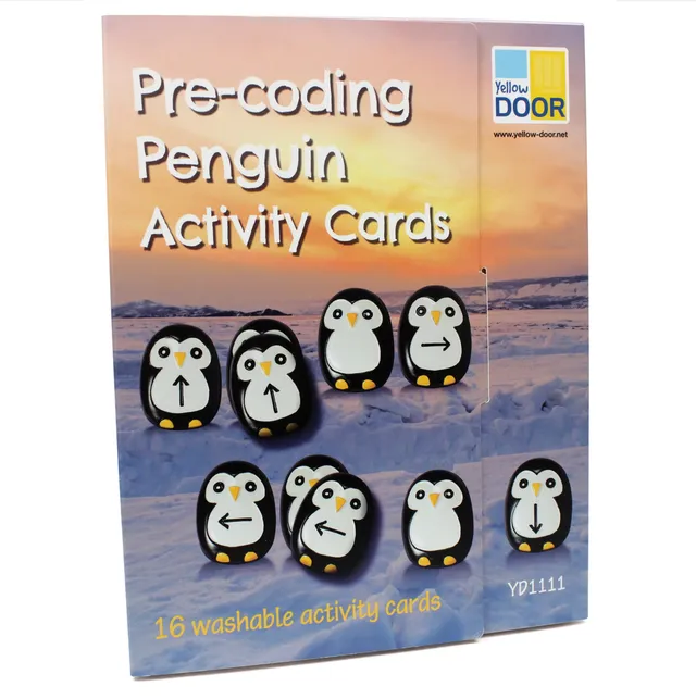 Yellow Door Pre-coding Penguins carduri activitati pinguini