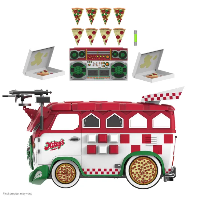 Super7 Ultimates Pizza Party Wagon vehicul 51 cm